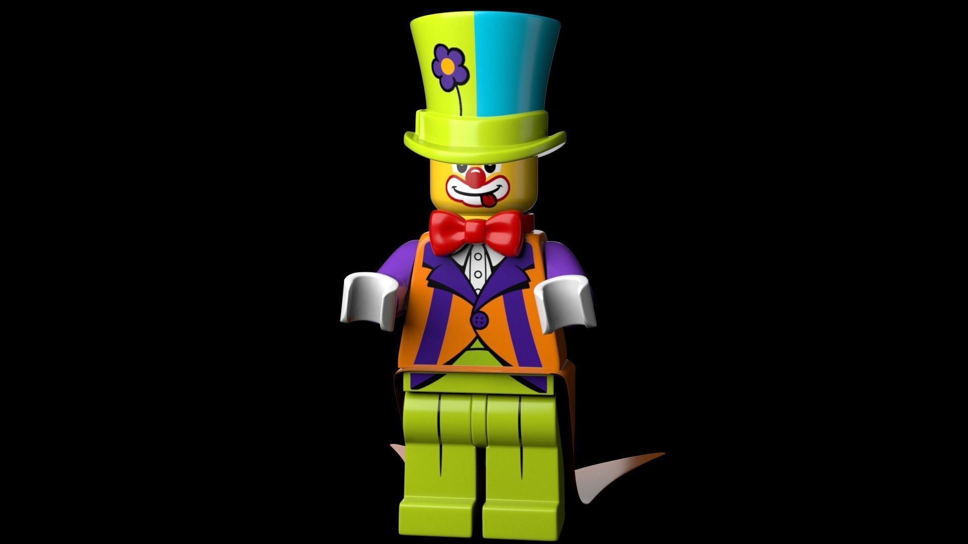 Lego Party Clown 3d Model Low-poly 3D model_17