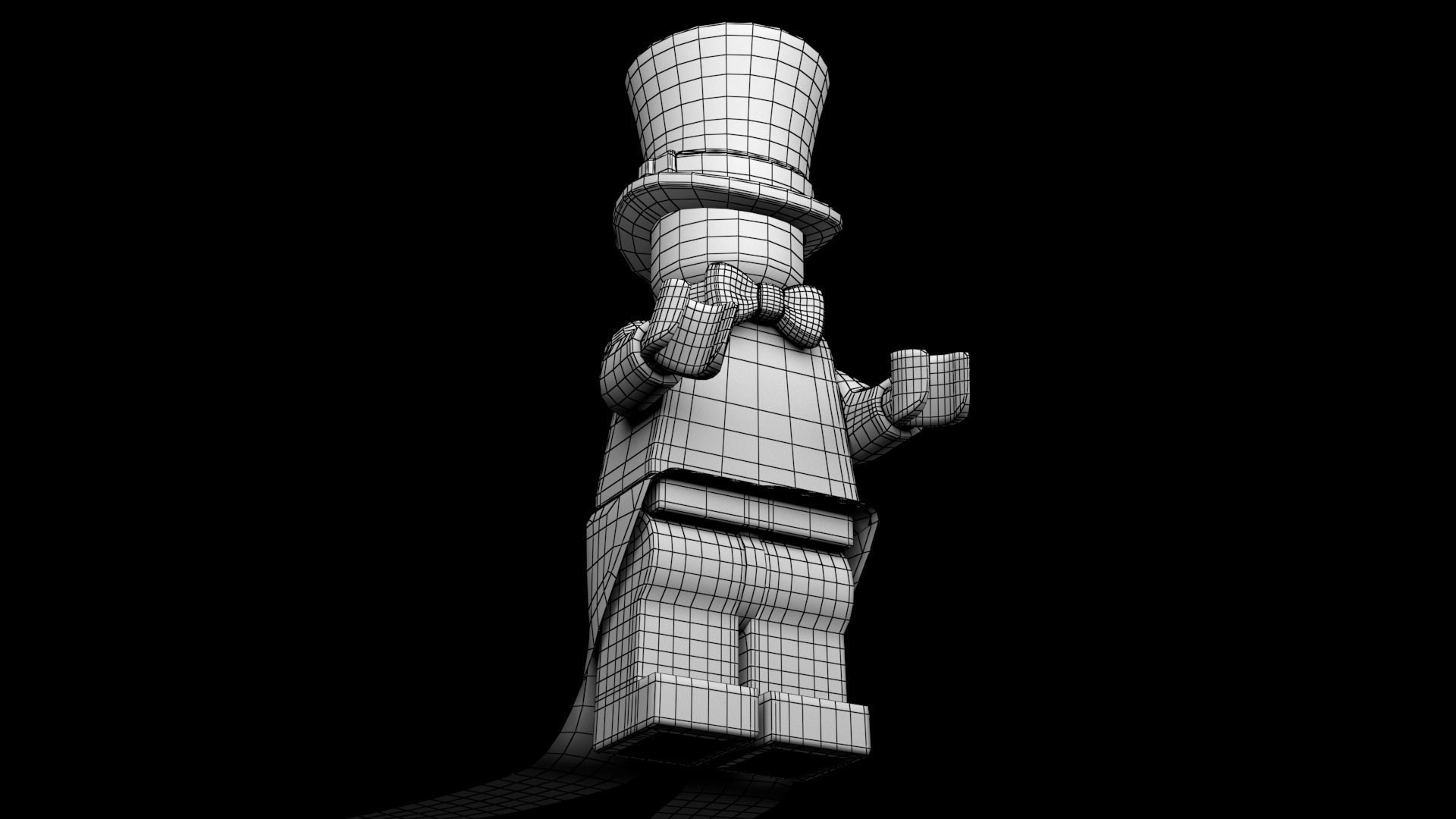 Lego Party Clown 3d Model Low-poly 3D model_22