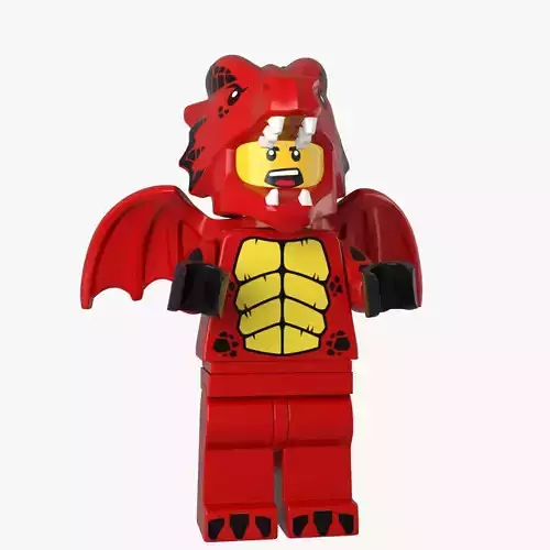 Lego DragonSuit Guy 3d Model