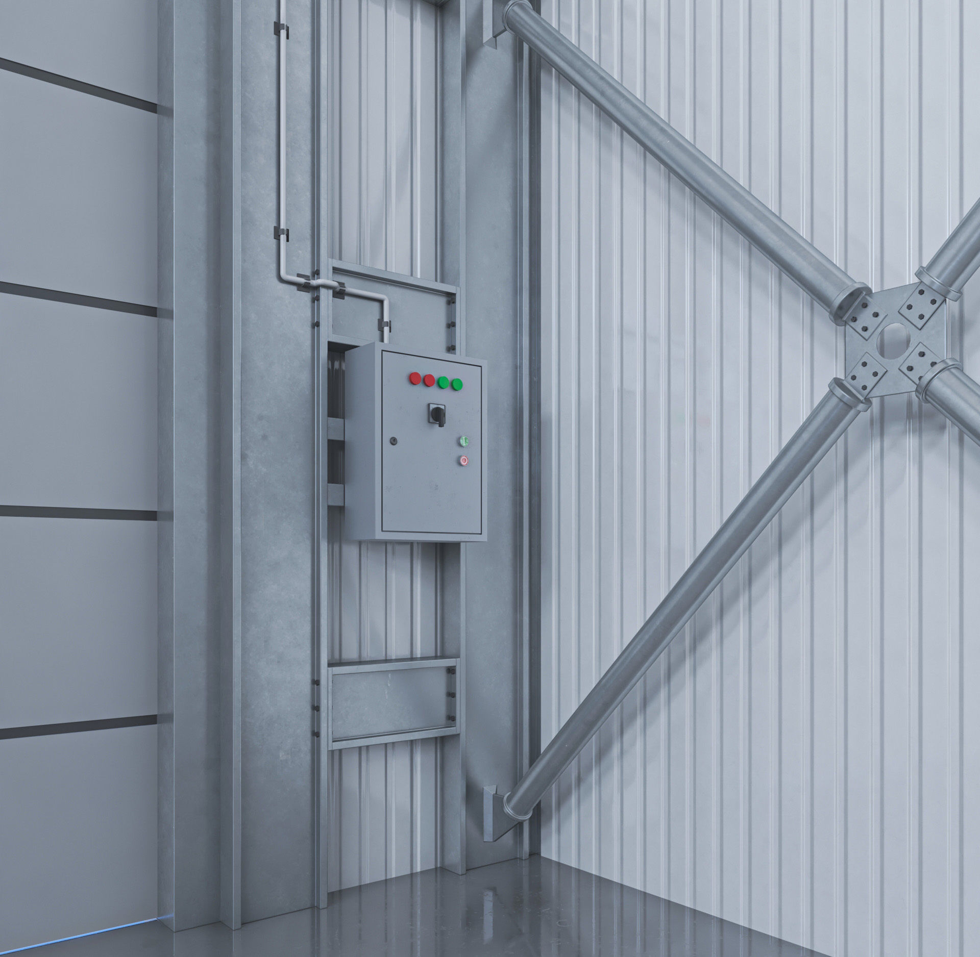 Hangar Exterior-Interior 2 3D model_16