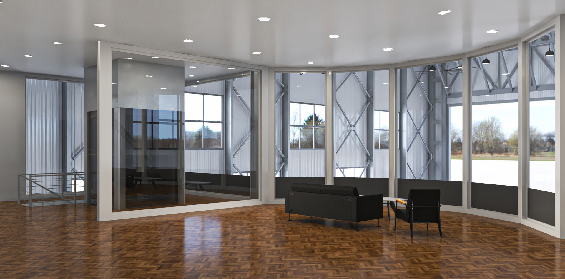 Hangar Exterior-Interior 2 3D model_11