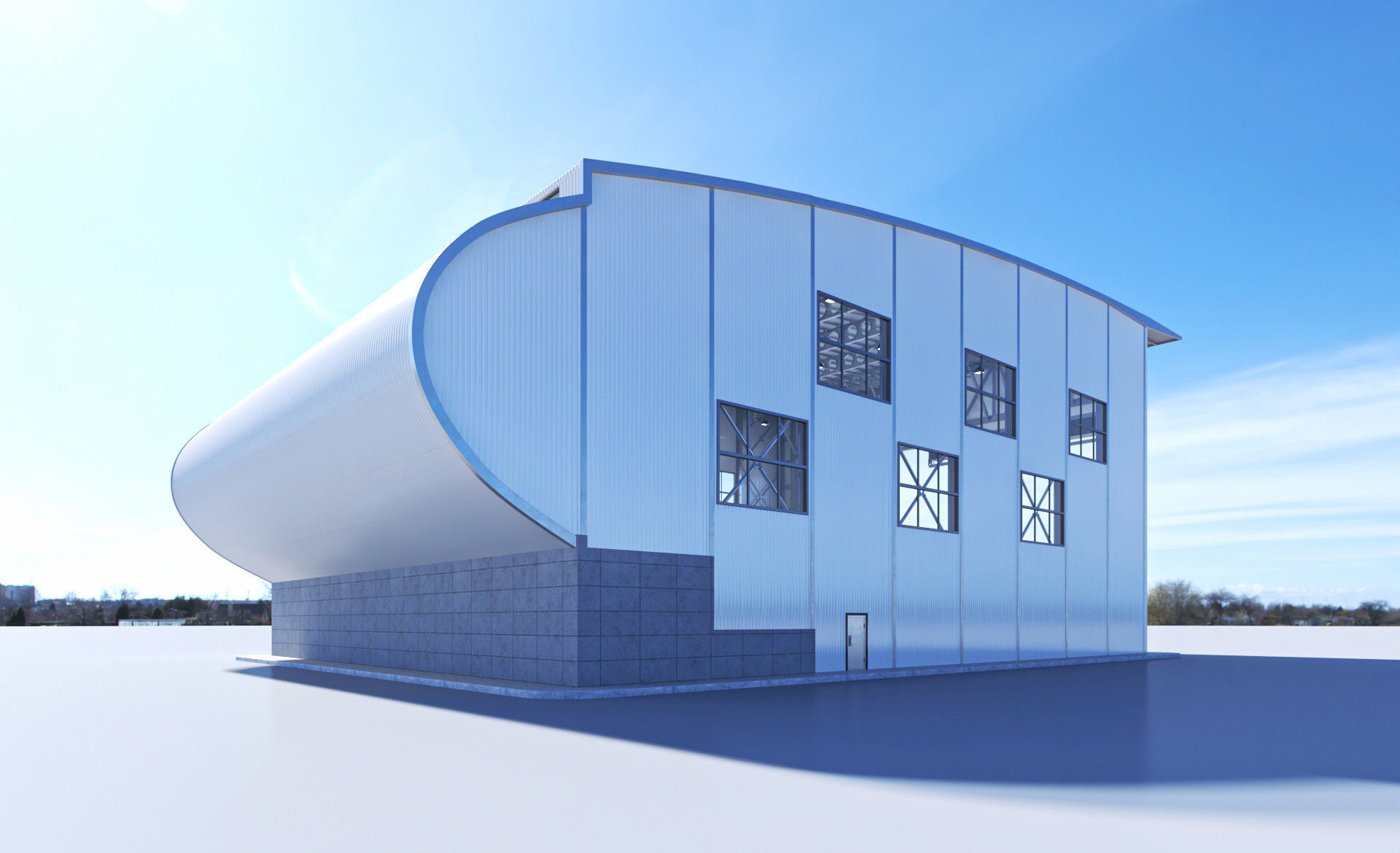 Hangar Exterior-Interior 2 3D model_20