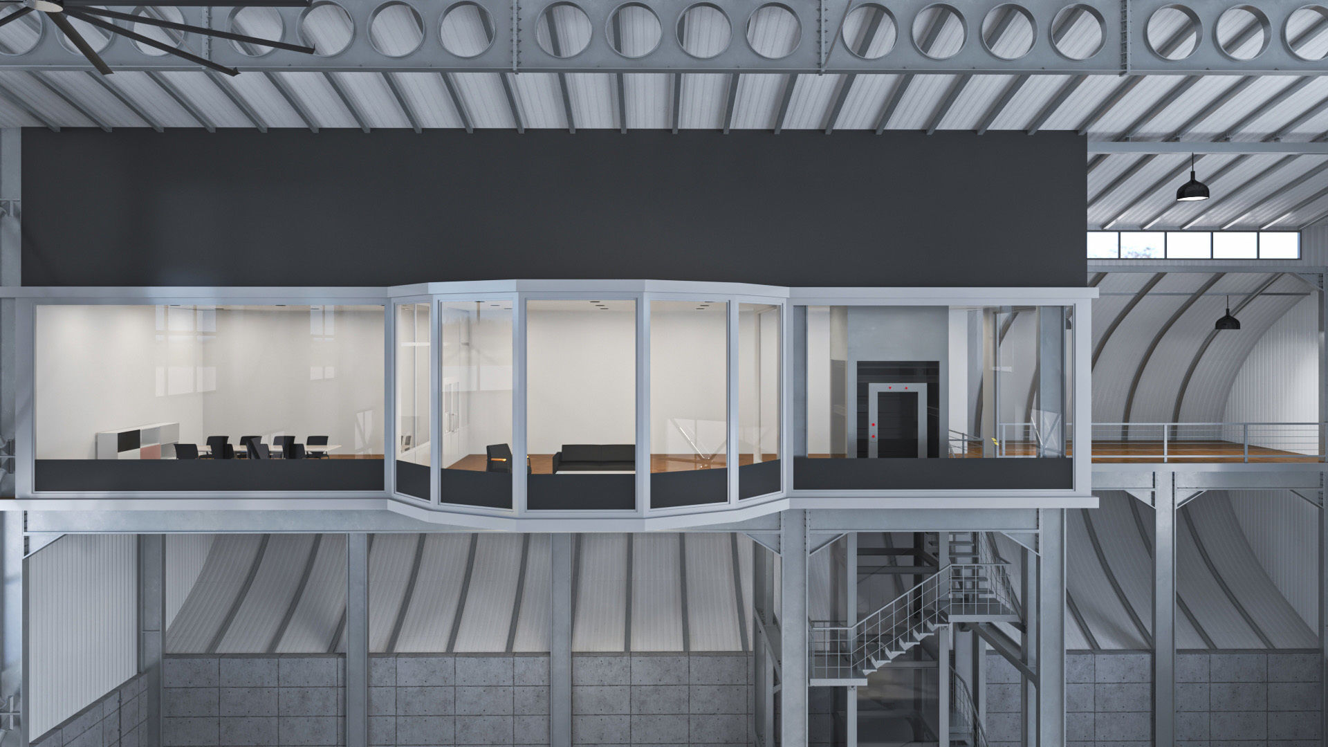 Hangar Exterior-Interior 2 3D model_17