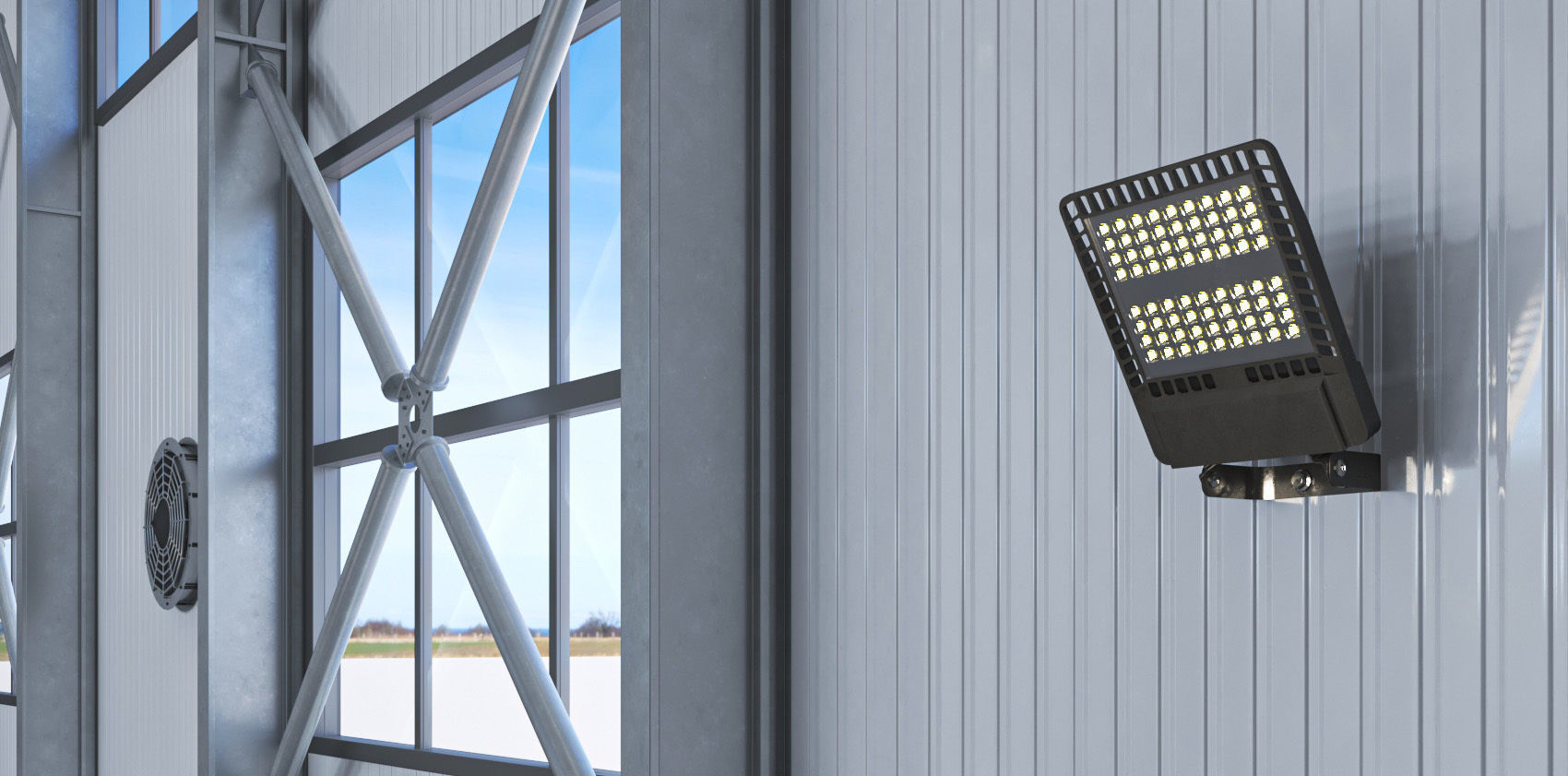 Hangar Exterior-Interior 2 3D model_7