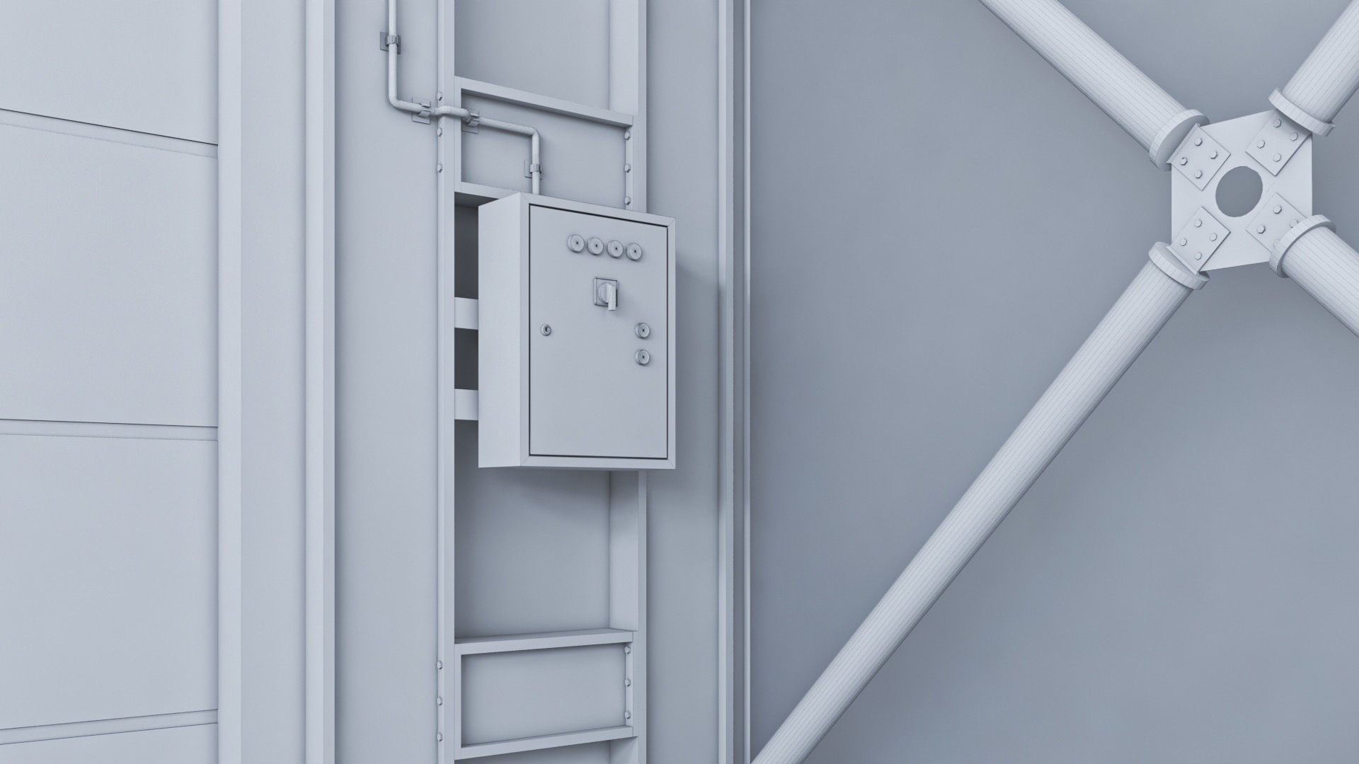 Hangar Exterior-Interior 2 3D model_24