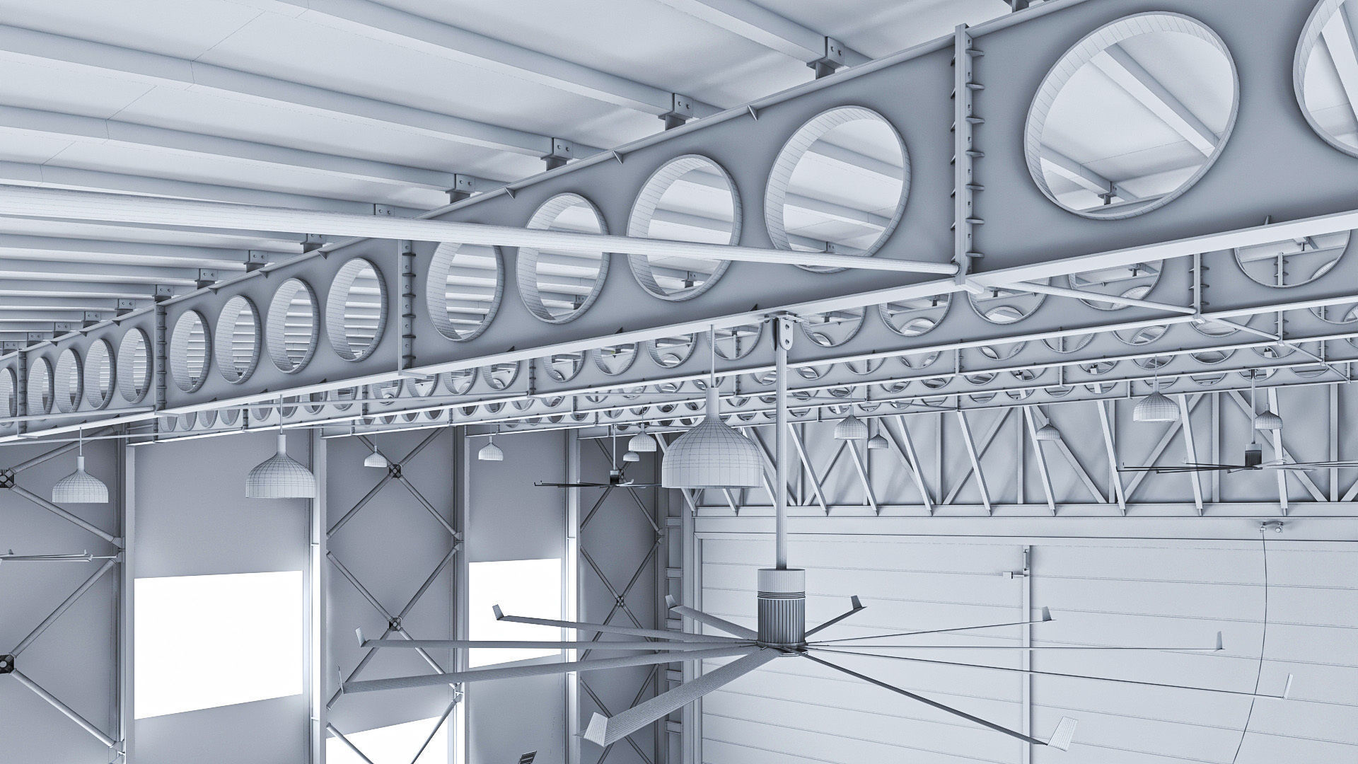 Hangar Exterior-Interior 2 3D model_23