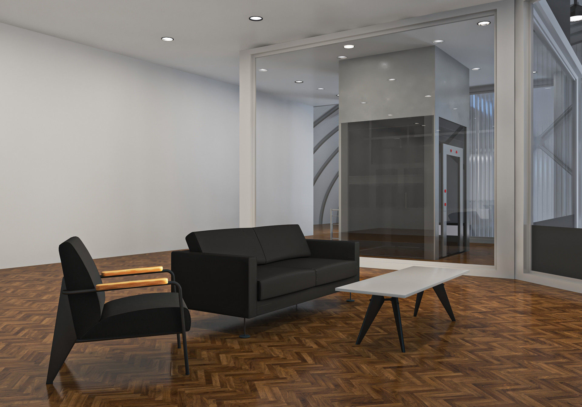 Hangar Exterior-Interior 2 3D model_10