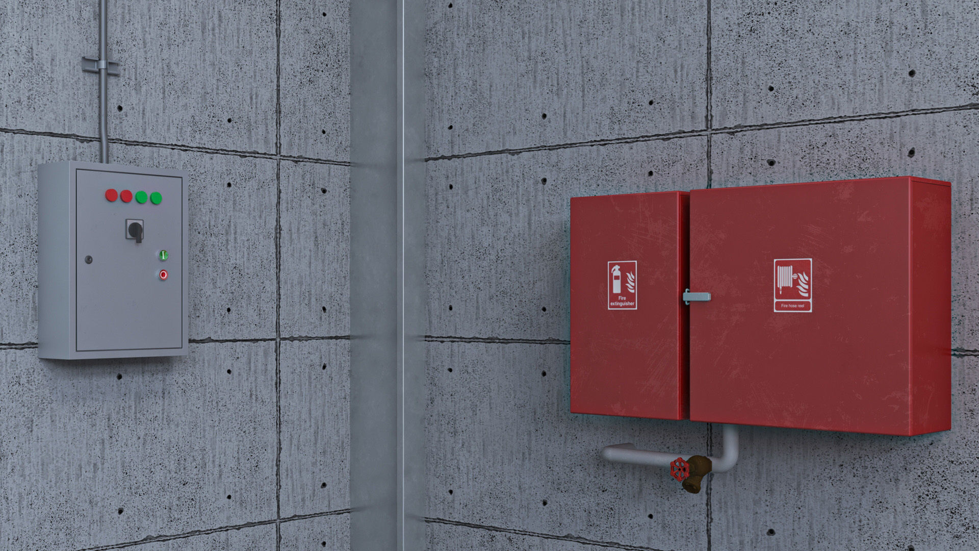 Hangar Exterior-Interior 2 3D model_3