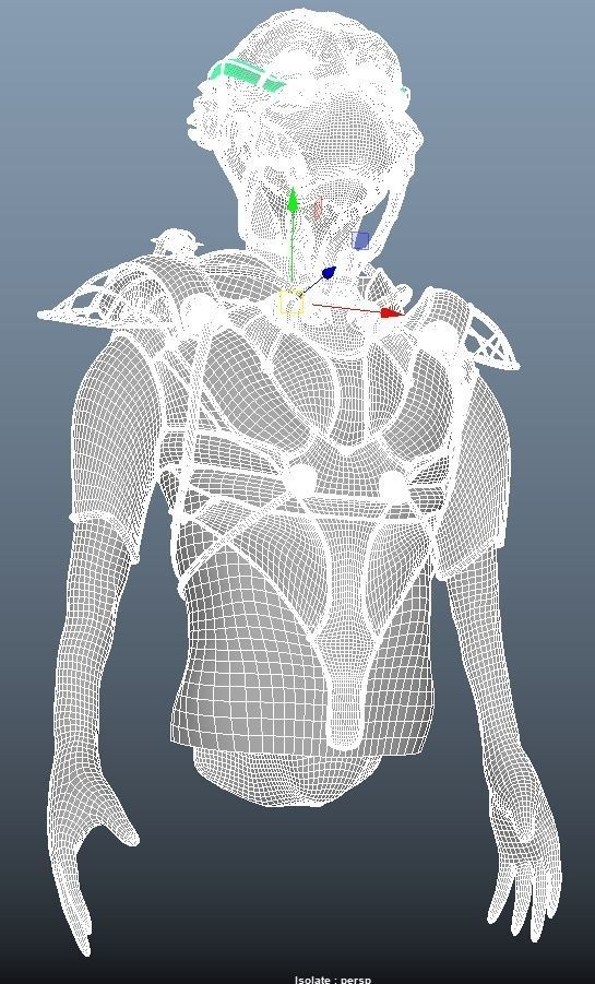 Alien bust Saler Jdun 3D model_9