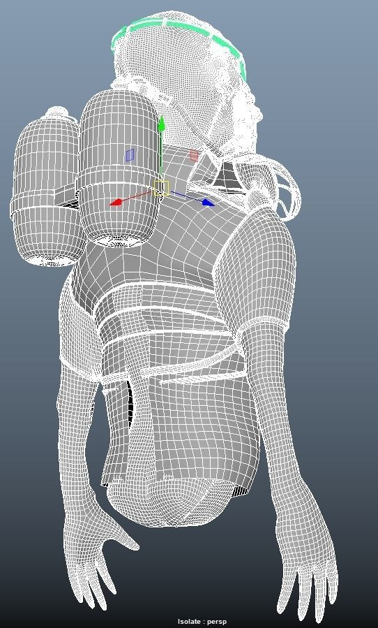 Alien bust Saler Jdun 3D model_8