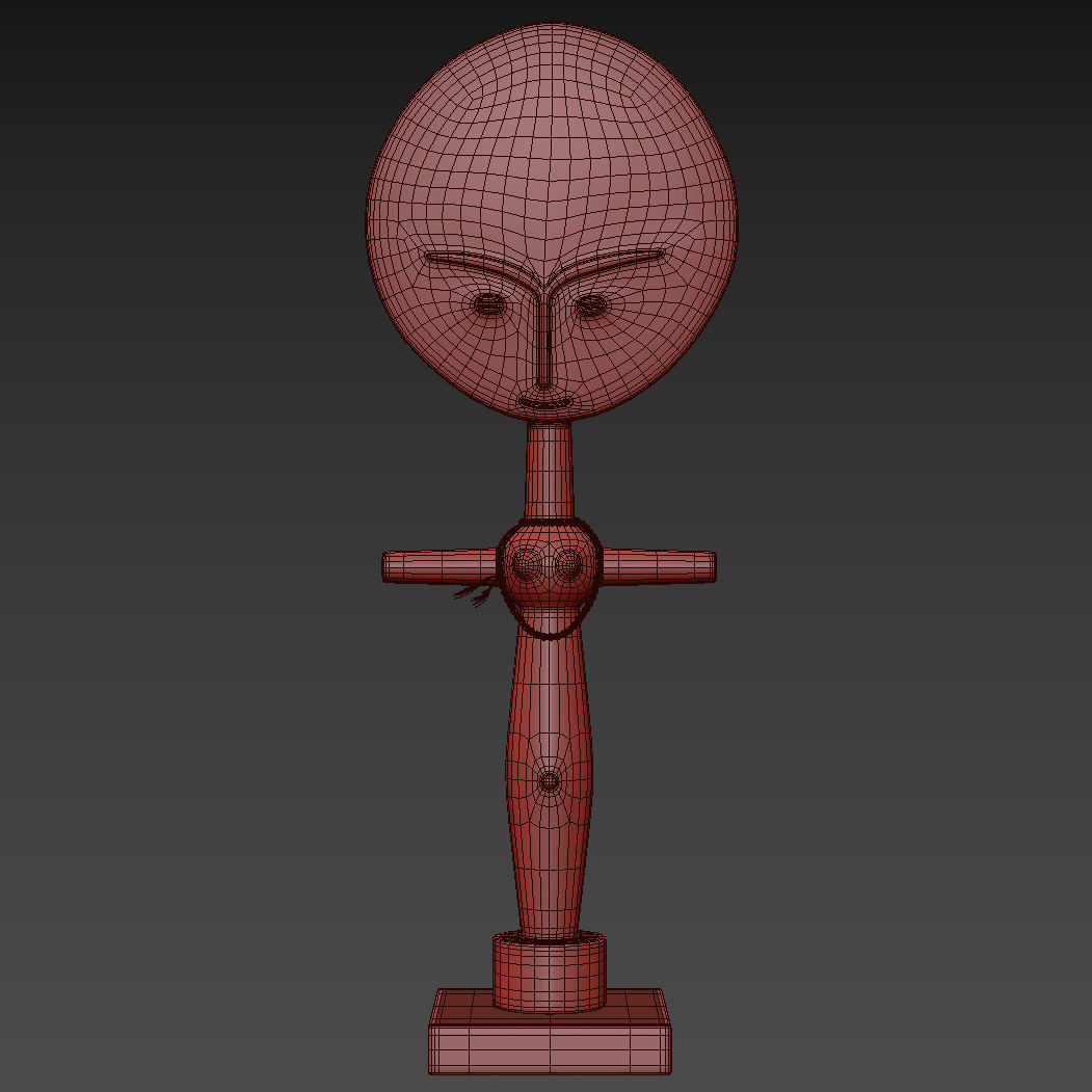 ASHANTI DOLL 3D model_2