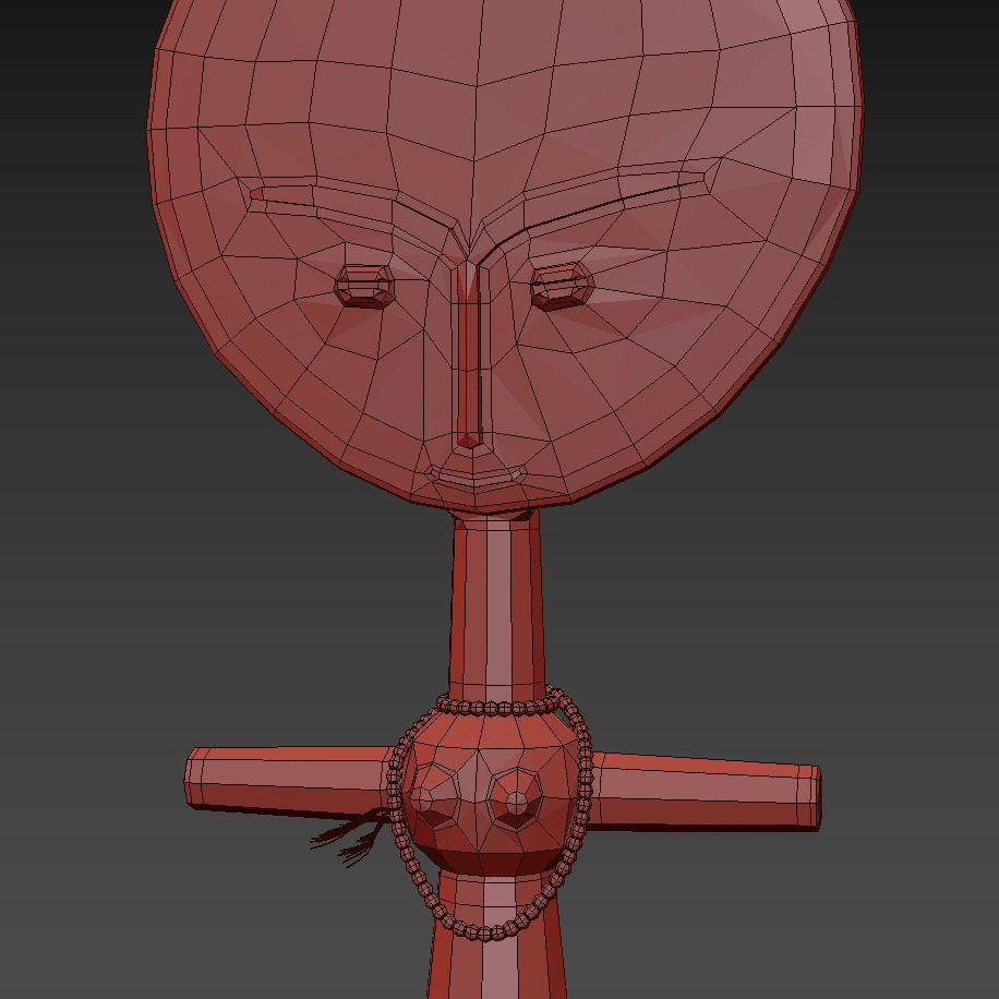 ASHANTI DOLL 3D model_6