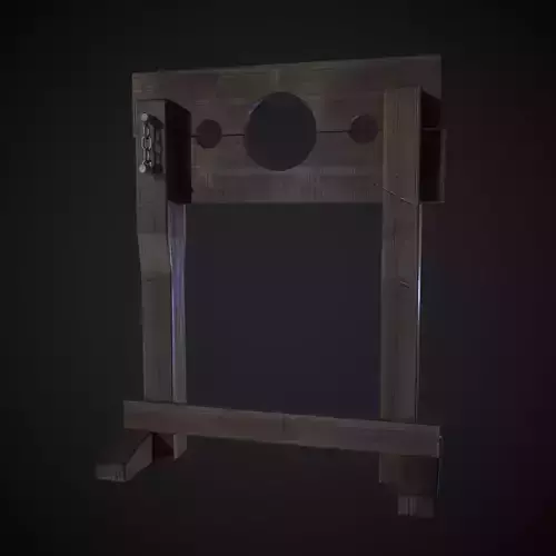 Medieval wooden pillory