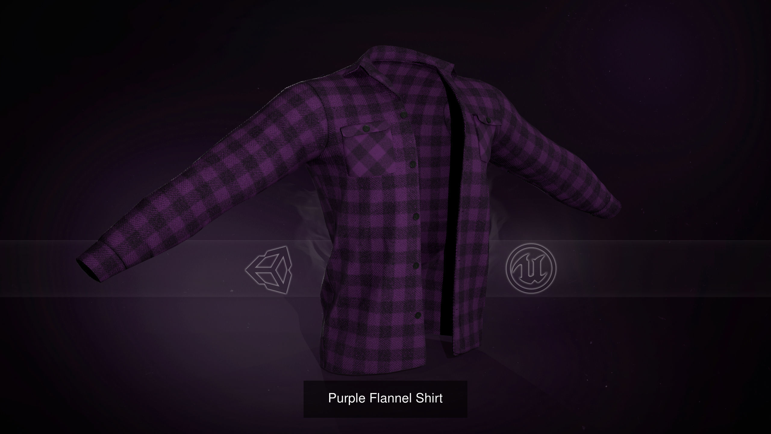 10 Flannel Shirt 3D Model Collection_8