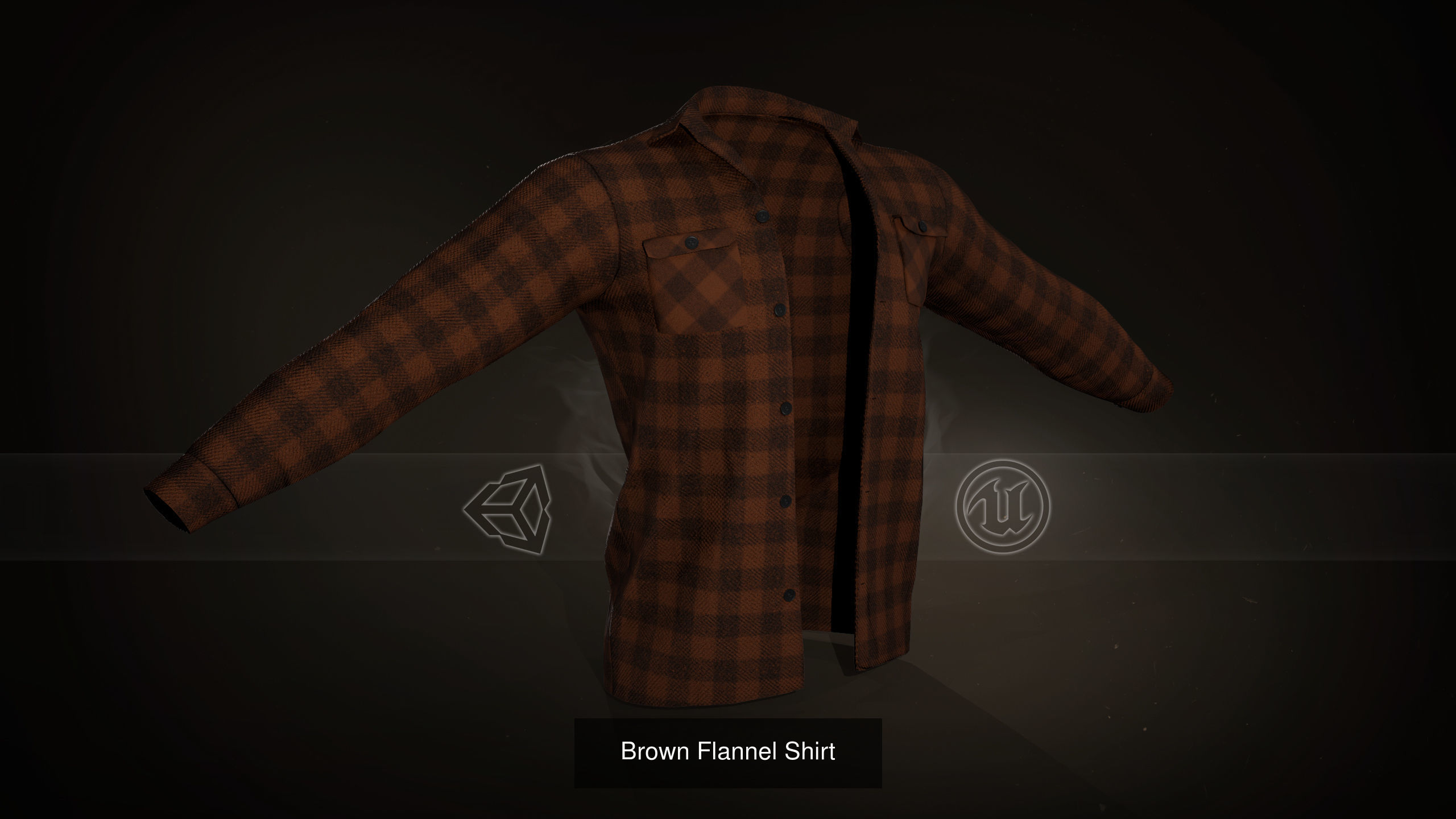 10 Flannel Shirt 3D Model Collection_9