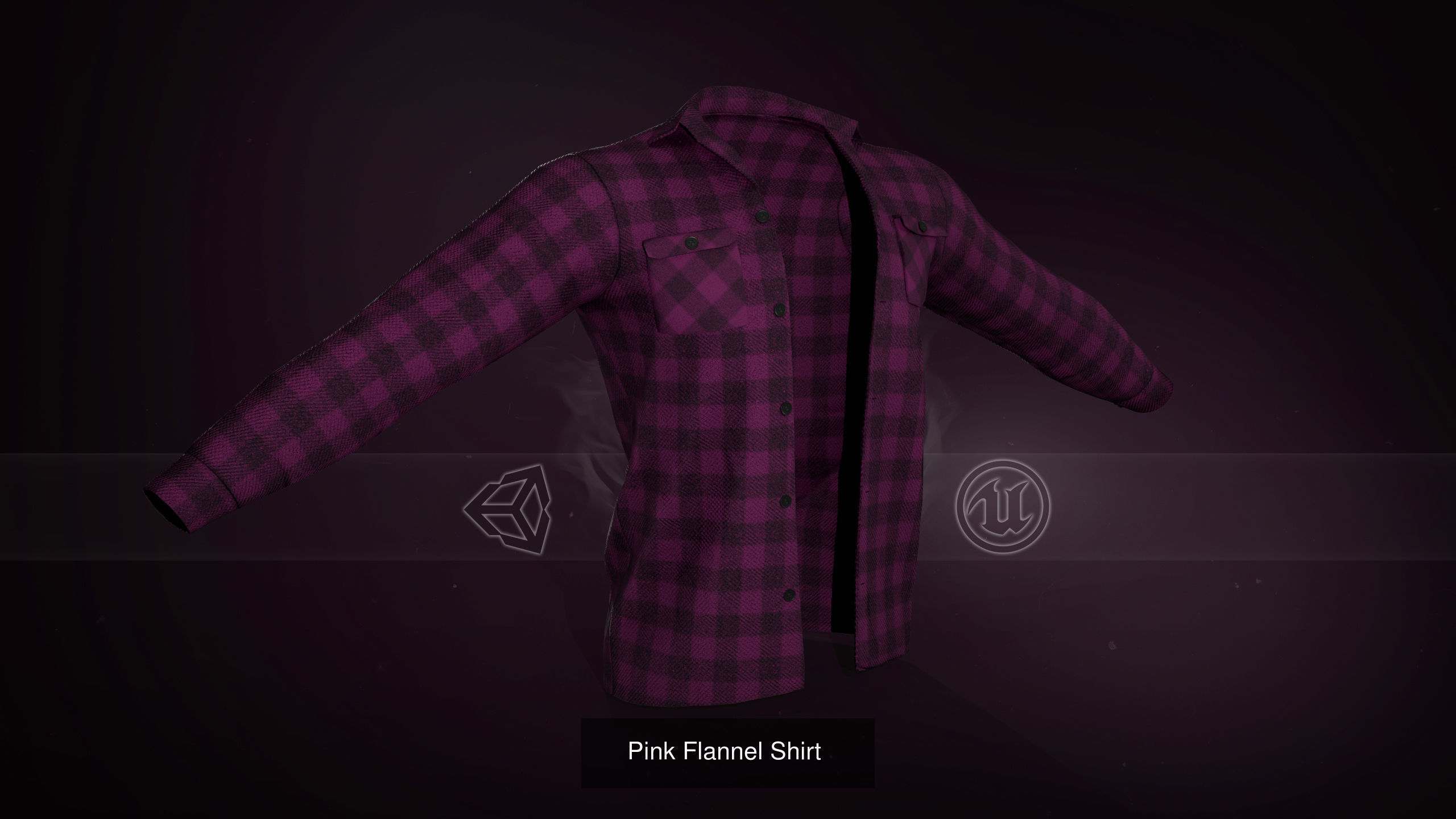 10 Flannel Shirt 3D Model Collection_7