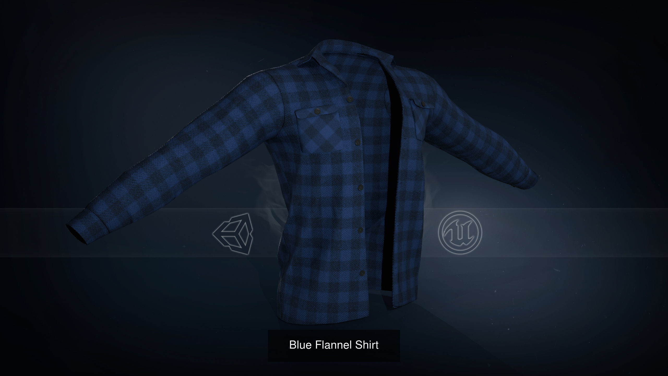 10 Flannel Shirt 3D Model Collection_2