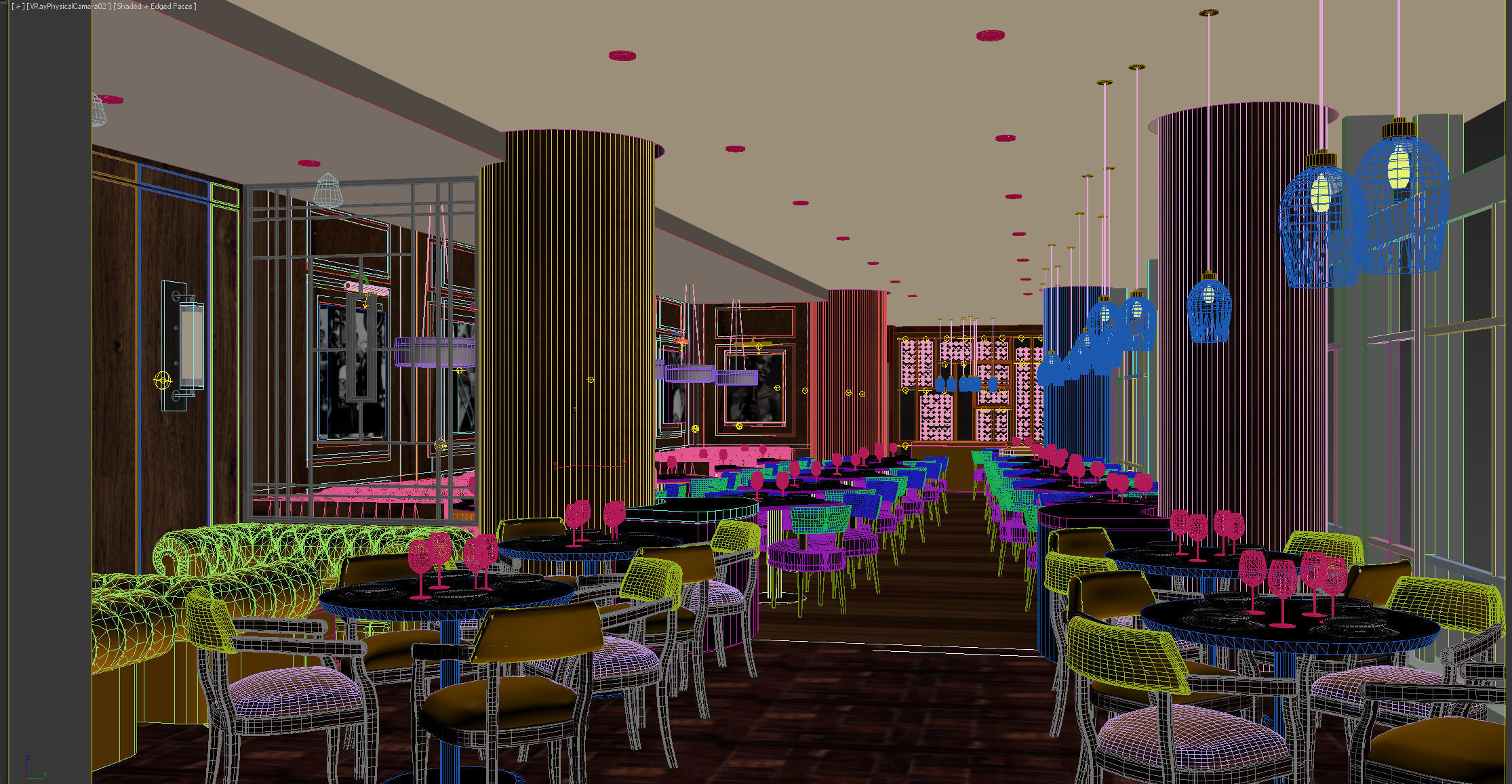 3D IFCAnt project Restaurant 3D model 3D model_1