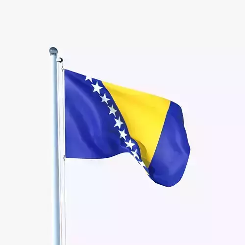 Animated Flag of Bosnia and Herzegovina