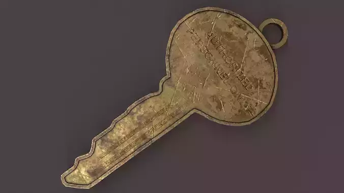 Medieval Copper Key