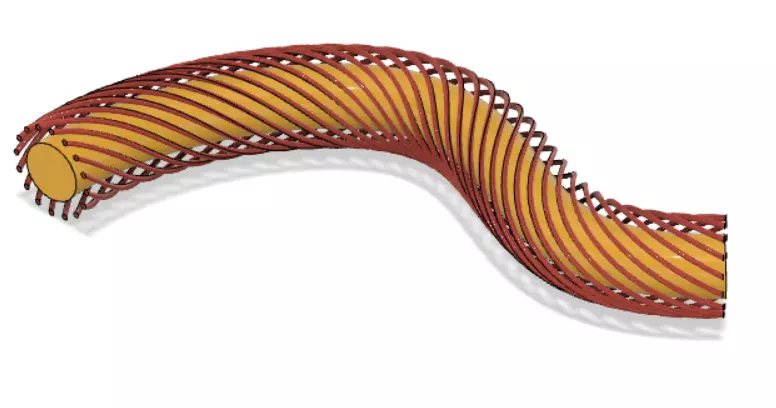 wire cable 3D model