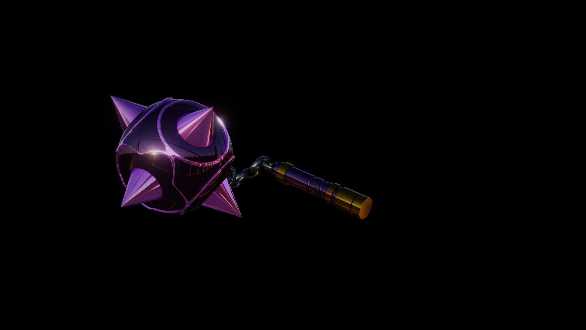 Rem Morning Star Flail - ReZero 3D print model_15