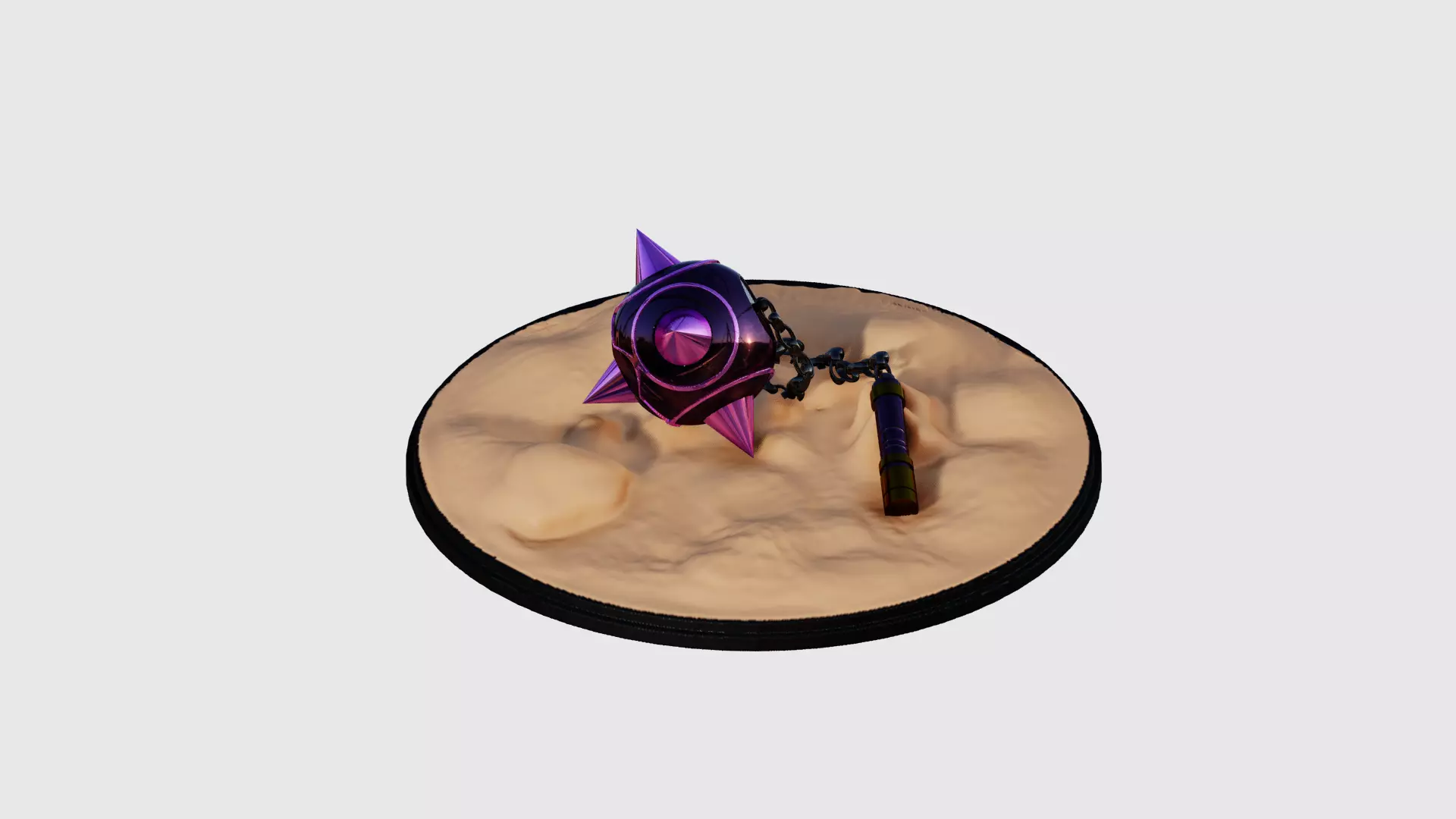 Rem Morning Star Flail - ReZero 3D print model_0