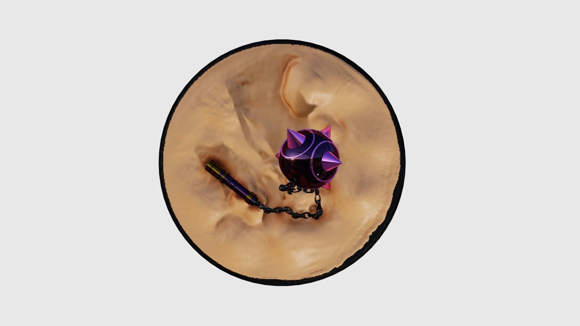 Rem Morning Star Flail - ReZero 3D print model_8