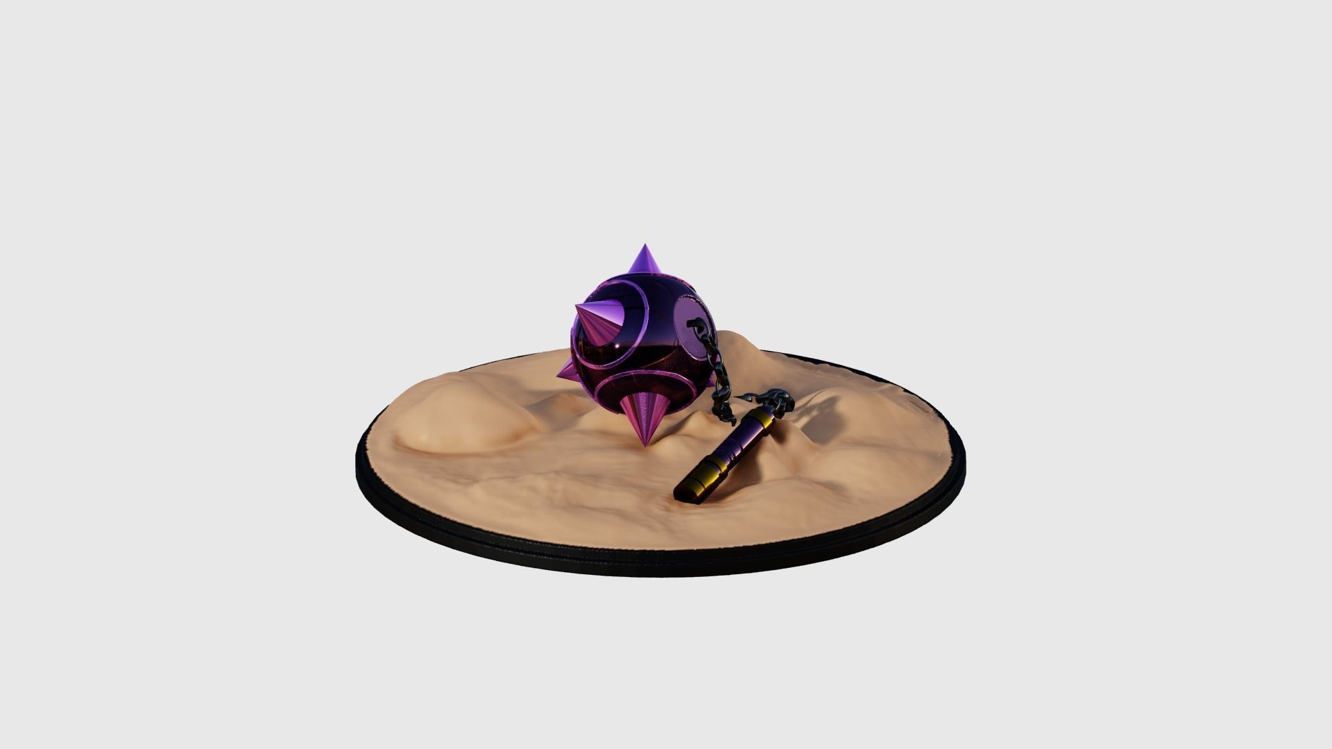 Rem Morning Star Flail - ReZero 3D print model_2