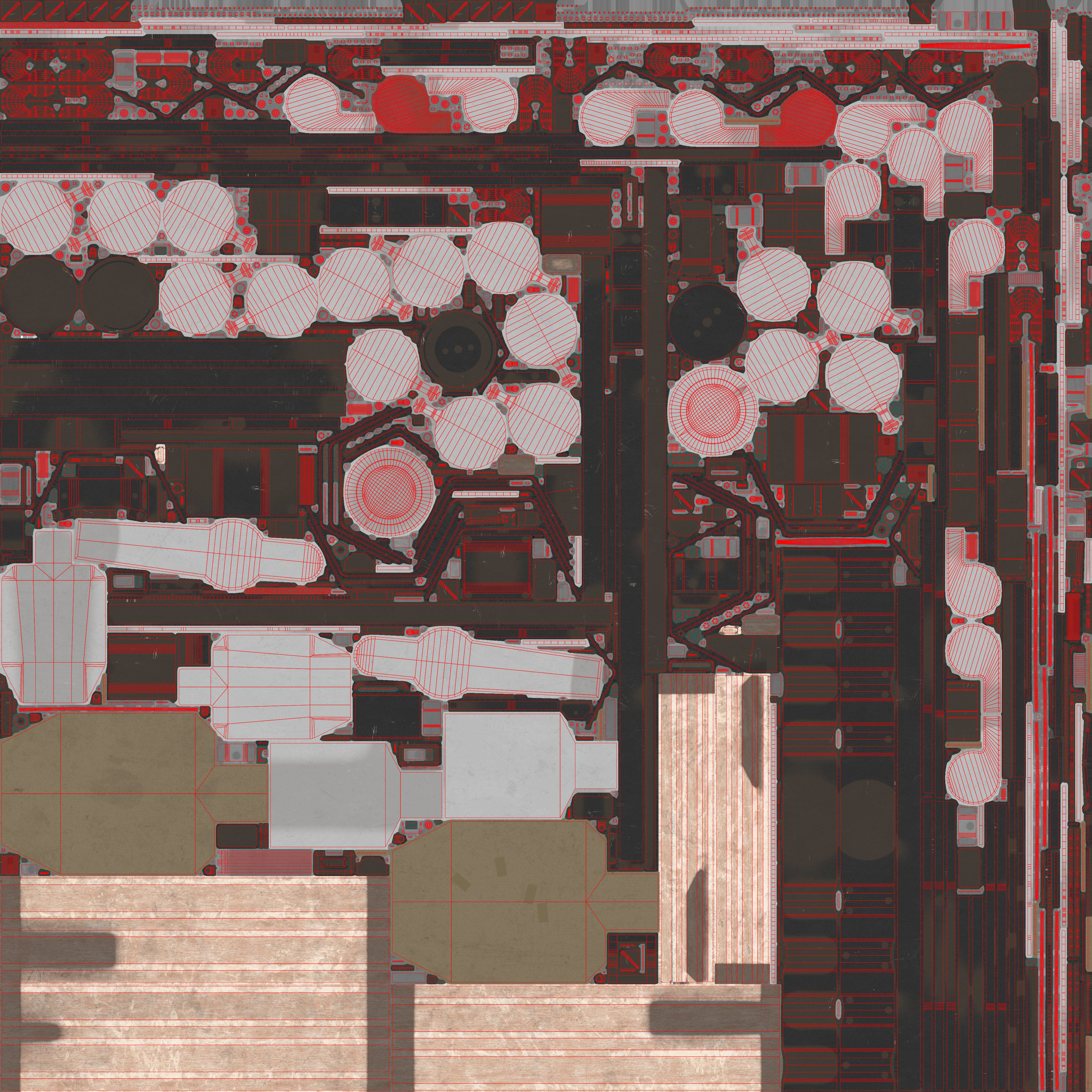 Shooting Target Set Free low-poly 3D model_28