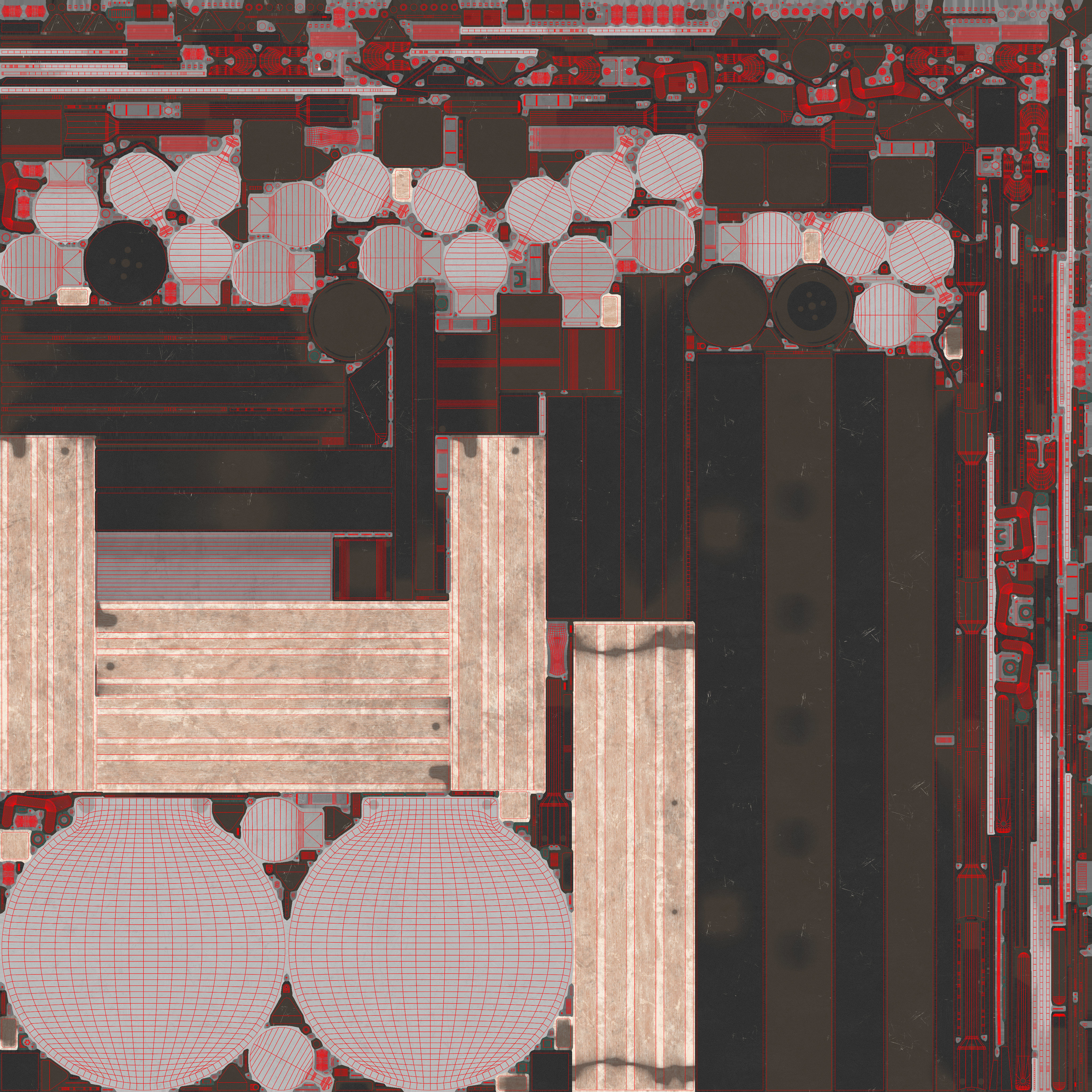 Shooting Target Set Free low-poly 3D model_29