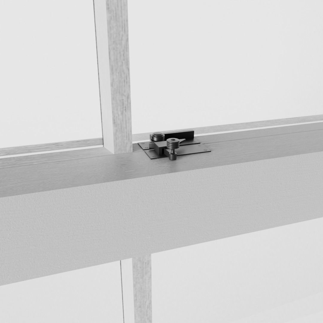 Victorian Sash Window 3D model_2