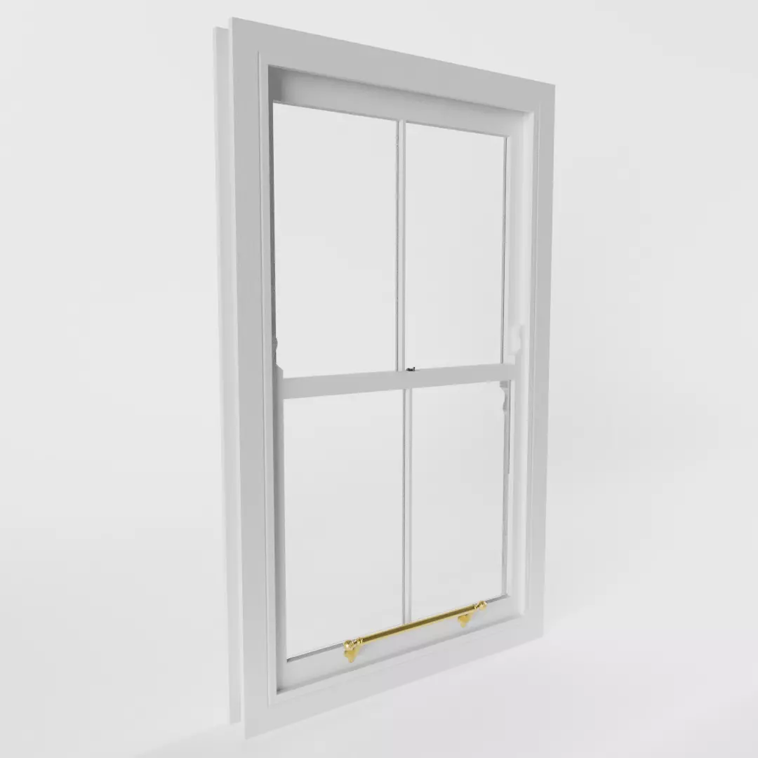 Victorian Sash Window 3D model_0