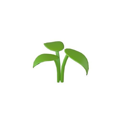 Plant v1 001 Low-poly 3D model