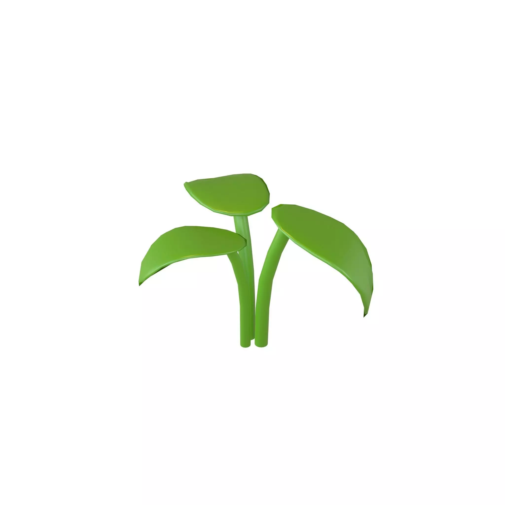Plant v1 001 Low-poly 3D model_0