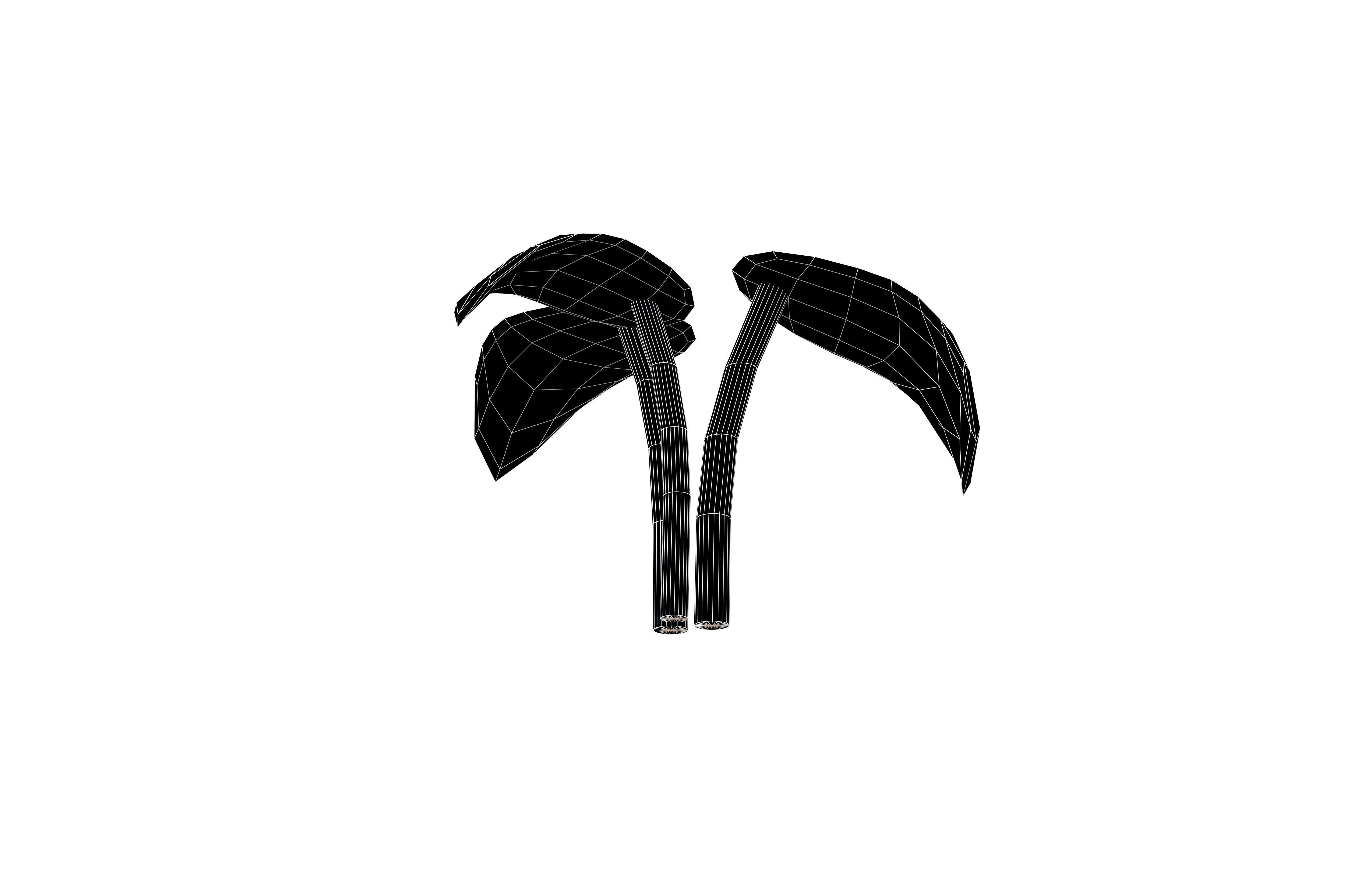 Plant v1 001 Low-poly 3D model_7