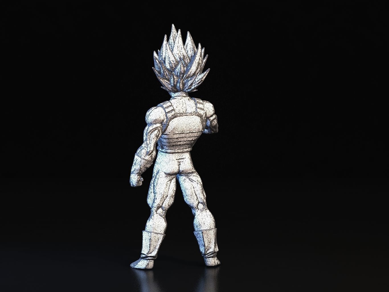 VEGETA SS 3D model_23