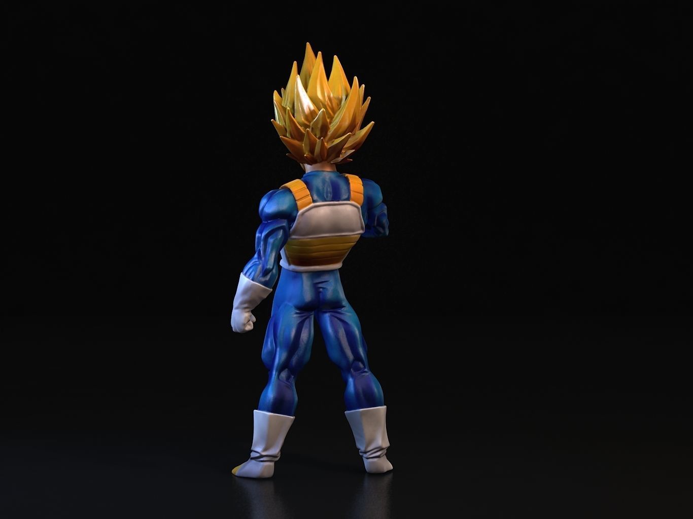 VEGETA SS 3D model_5