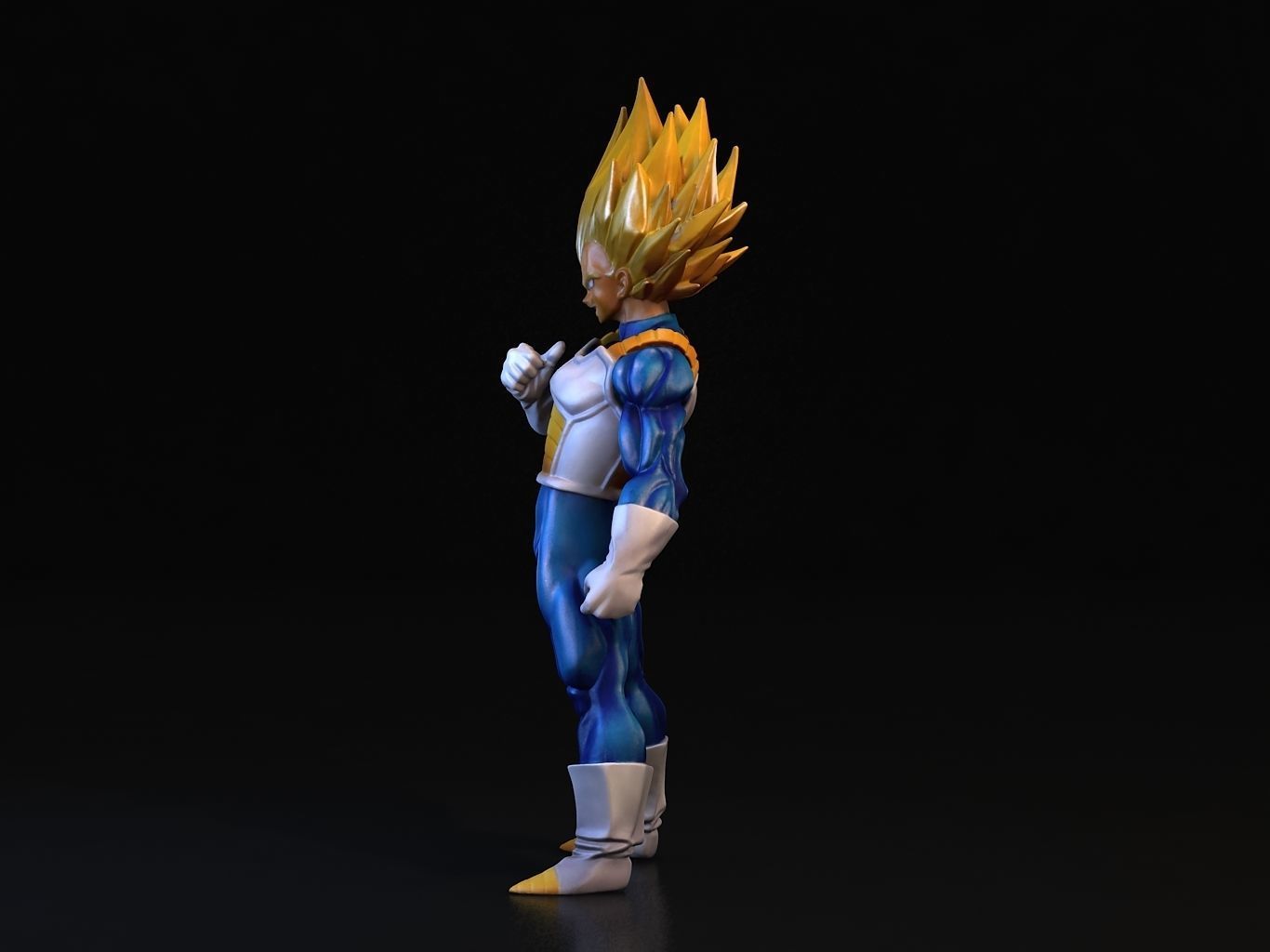 VEGETA SS 3D model_7