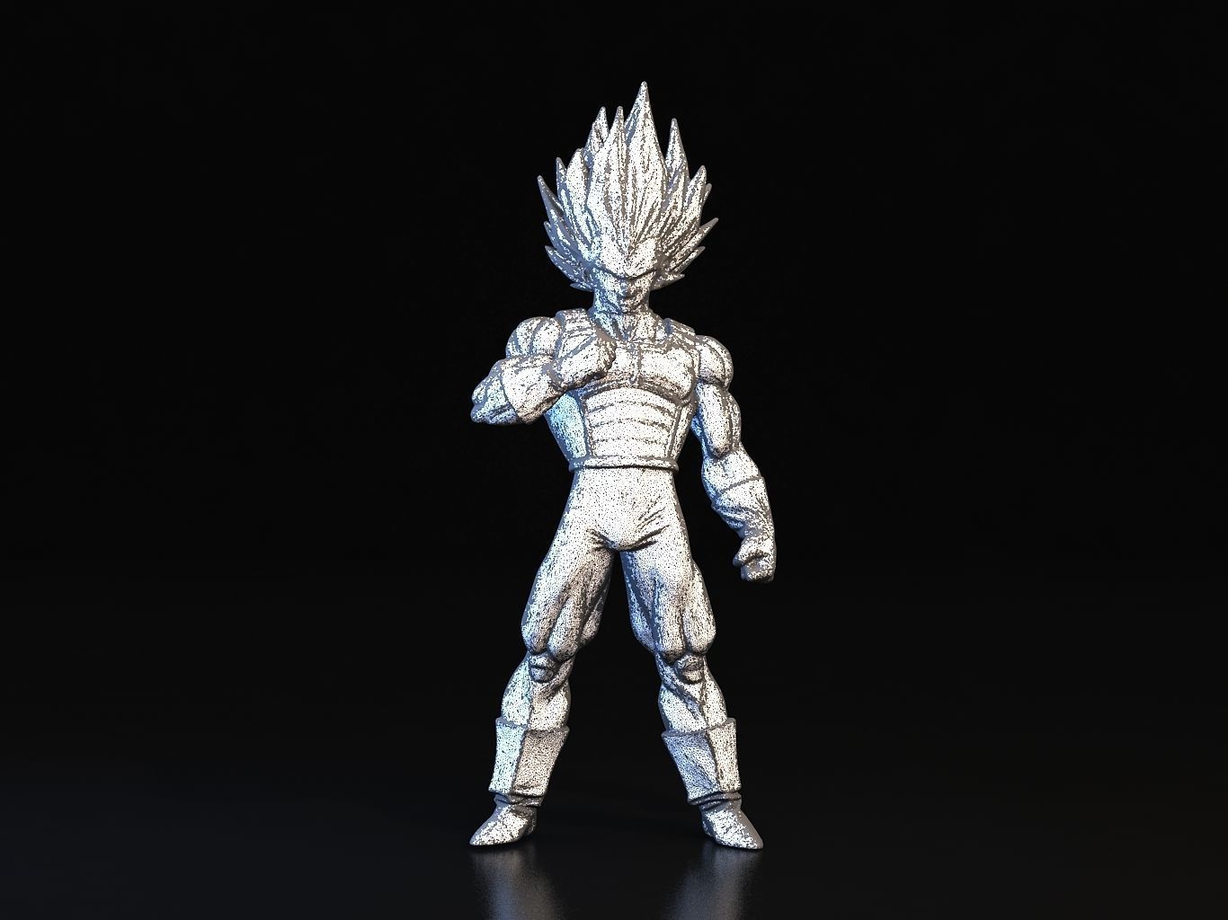 VEGETA SS 3D model_19