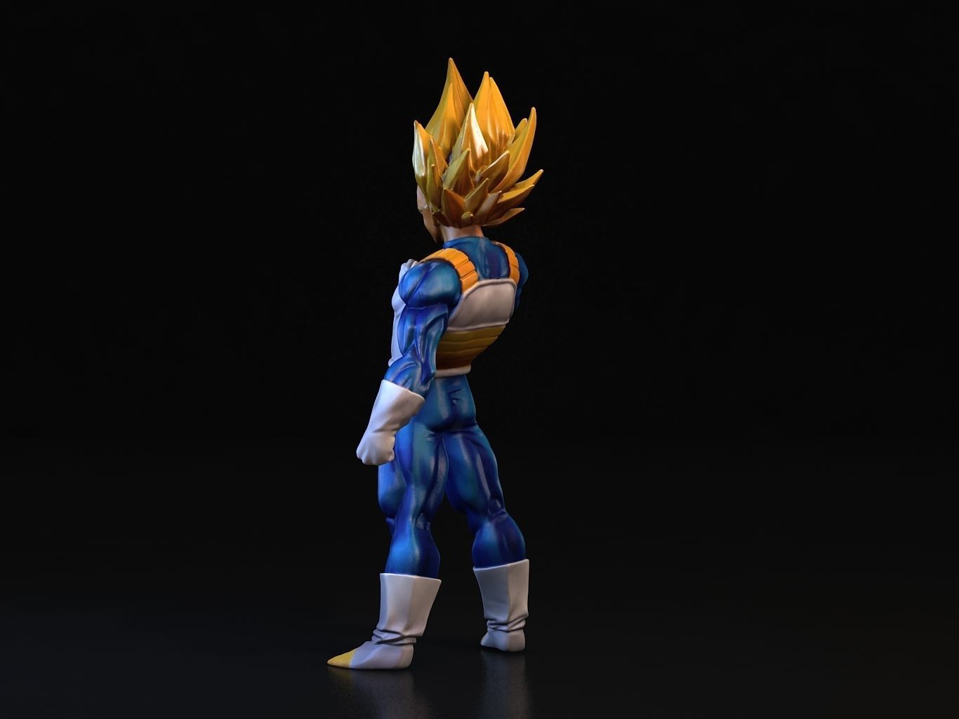 VEGETA SS 3D model_6