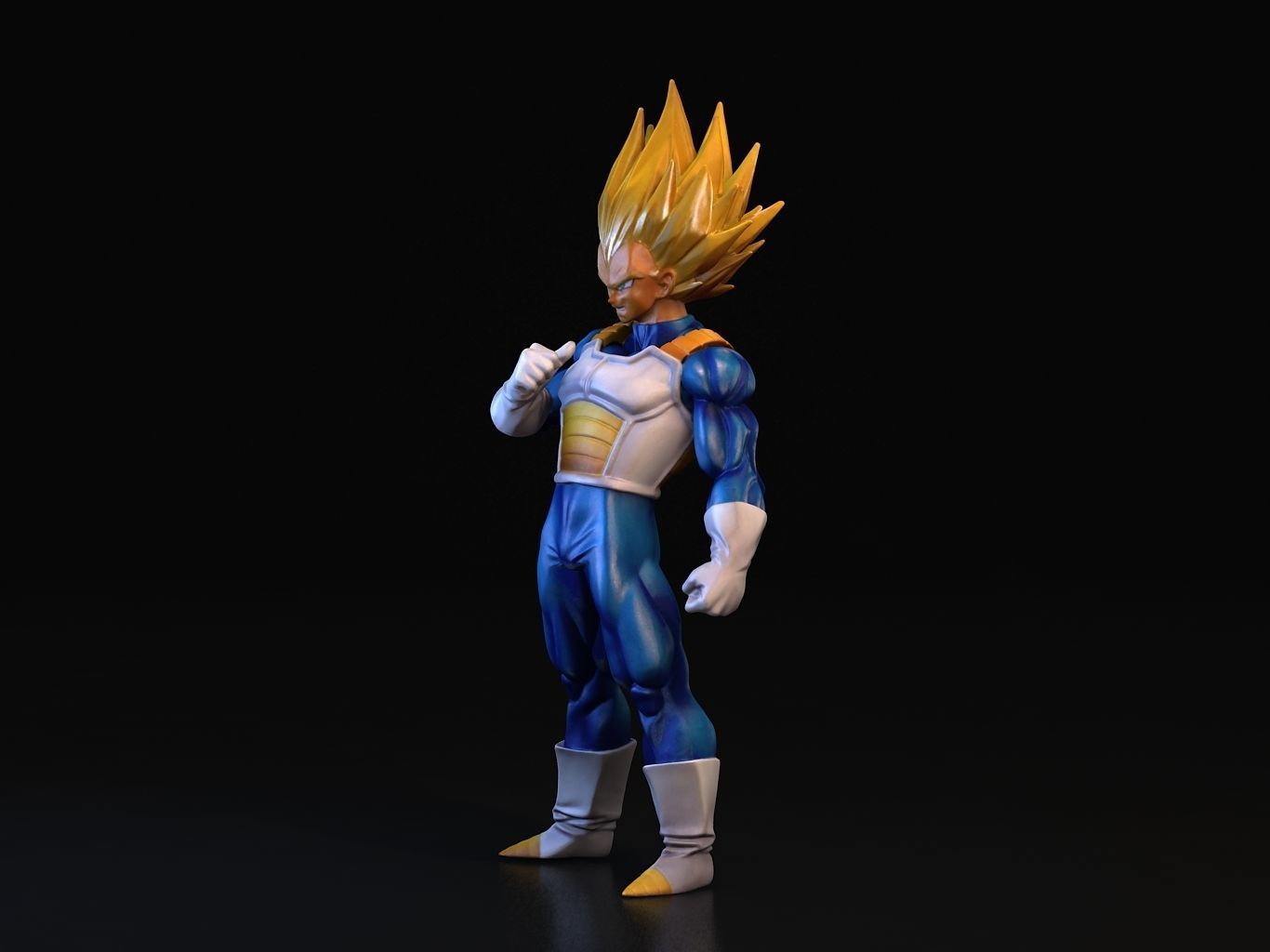VEGETA SS 3D model_8