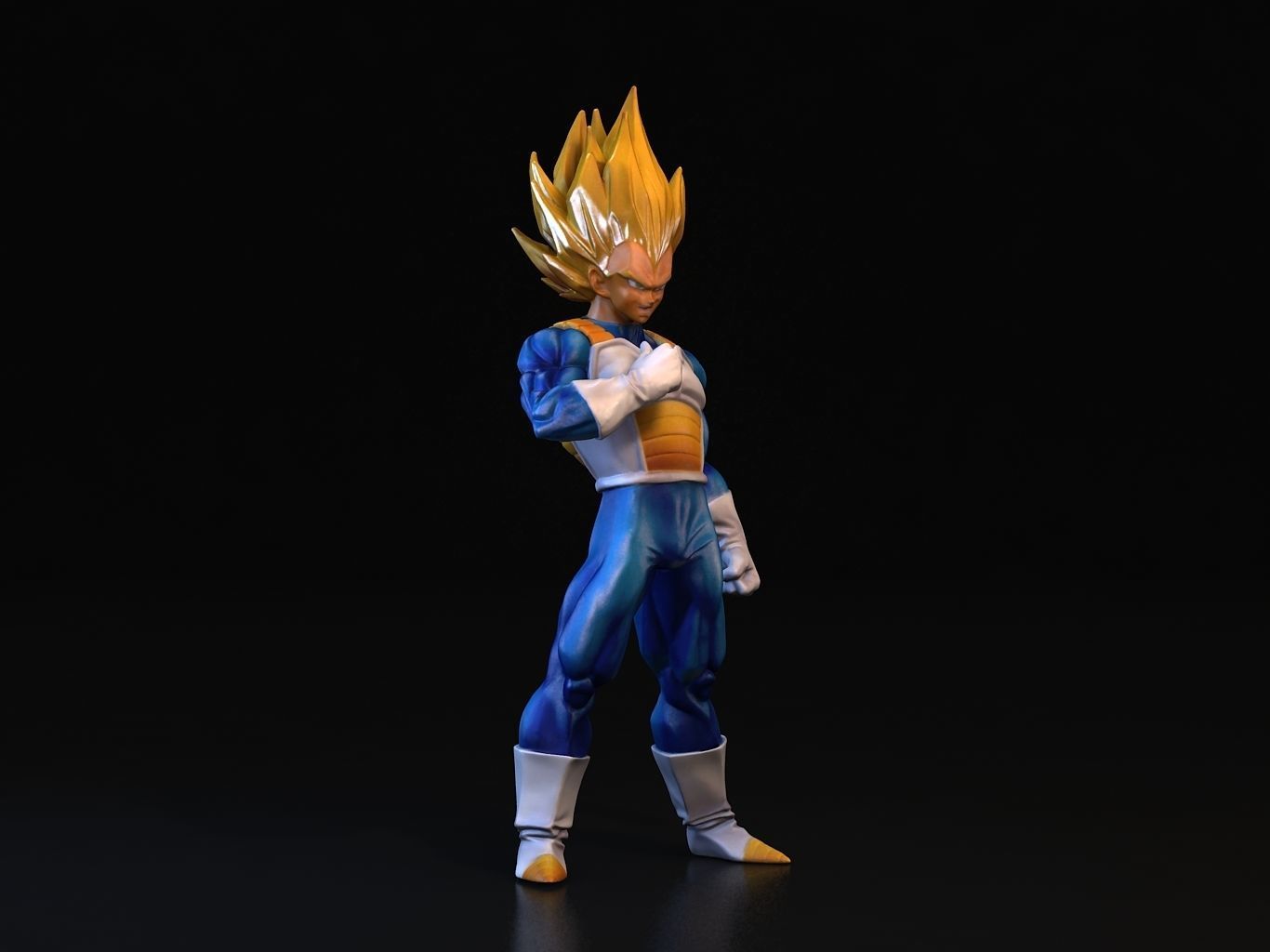 VEGETA SS 3D model_2