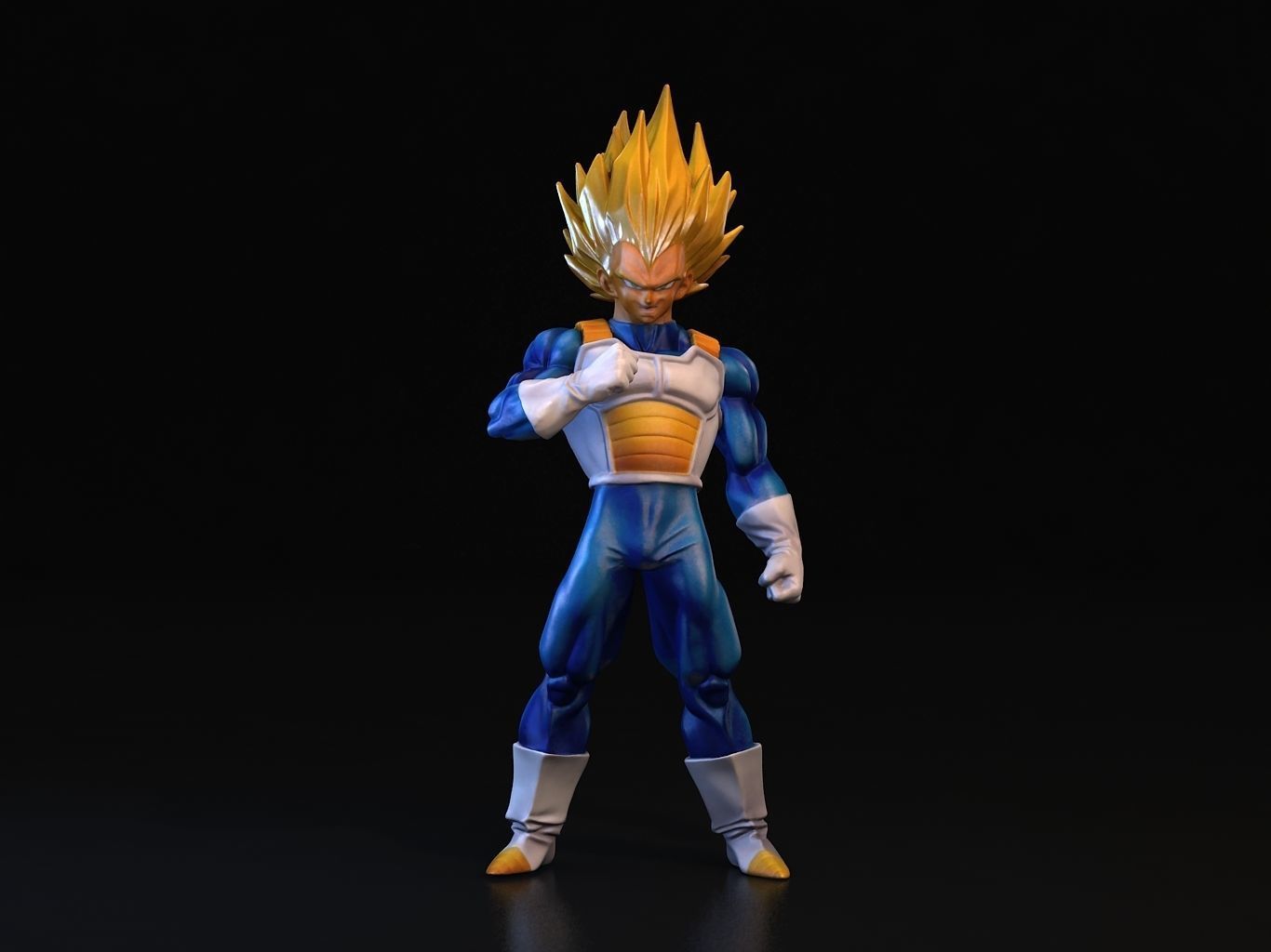 VEGETA SS 3D model_1