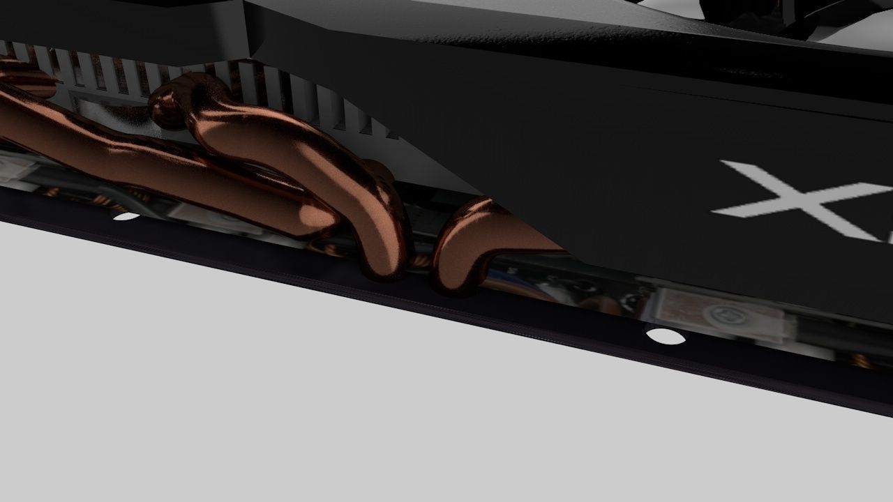 XFX RX470 Graphics Card 3D model_3