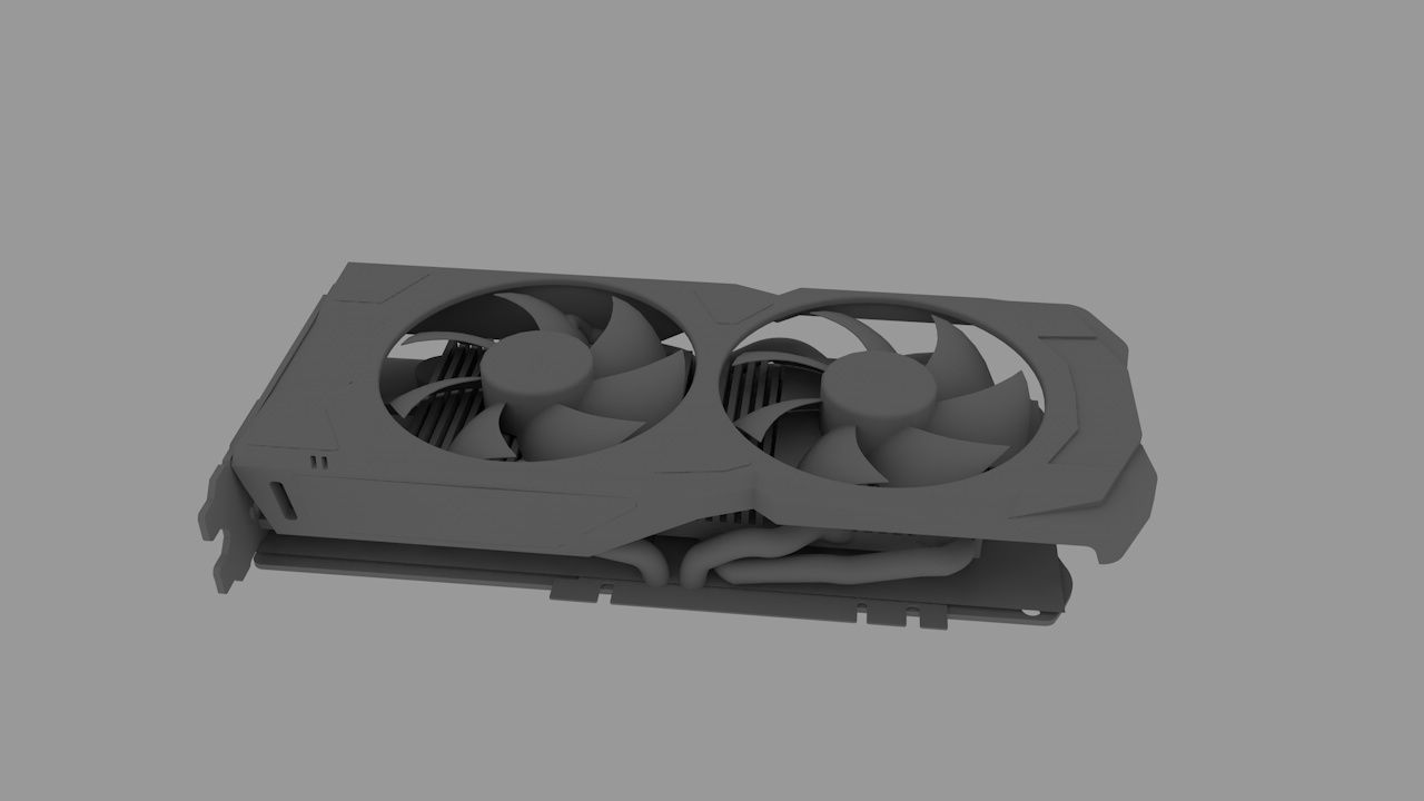 XFX RX470 Graphics Card 3D model_6
