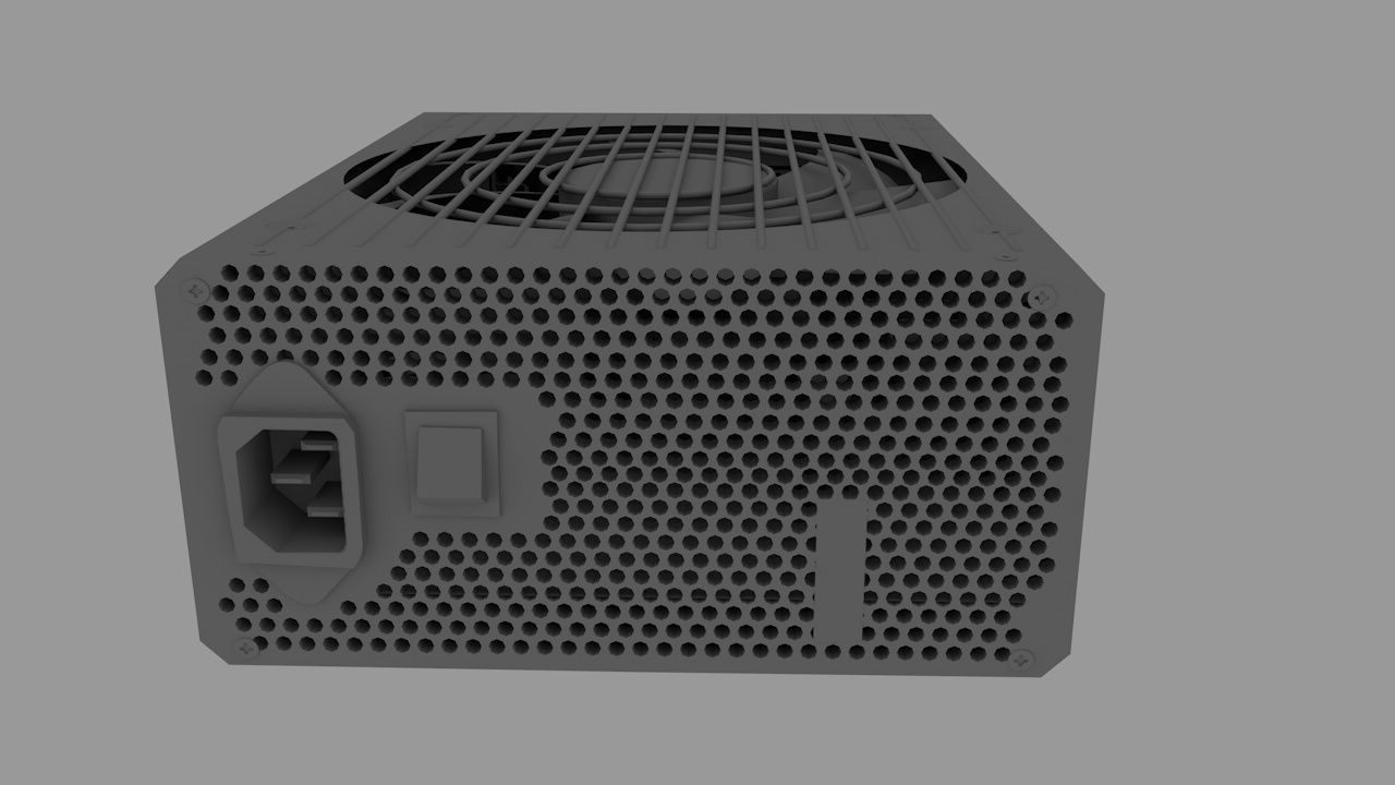 CORSAIR HX850 3D model_3