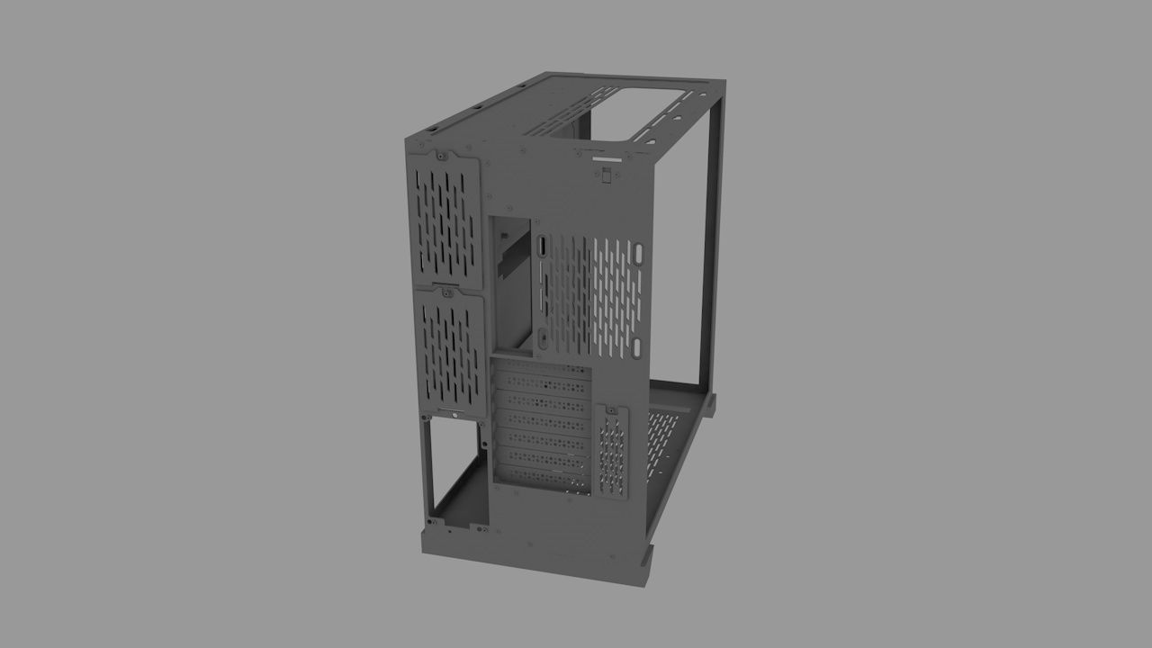 Lian-Li 011-D XL E-ATX Computer Case 3D model_6