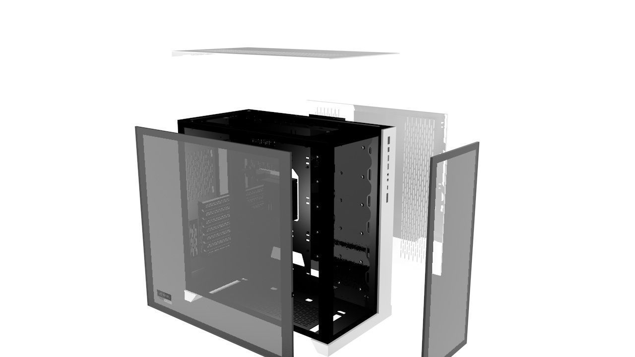 Lian-Li 011-D XL E-ATX Computer Case 3D model_12