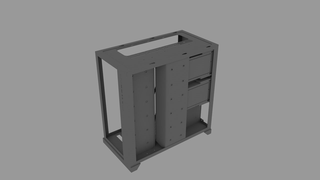 Lian-Li 011-D XL E-ATX Computer Case 3D model_5